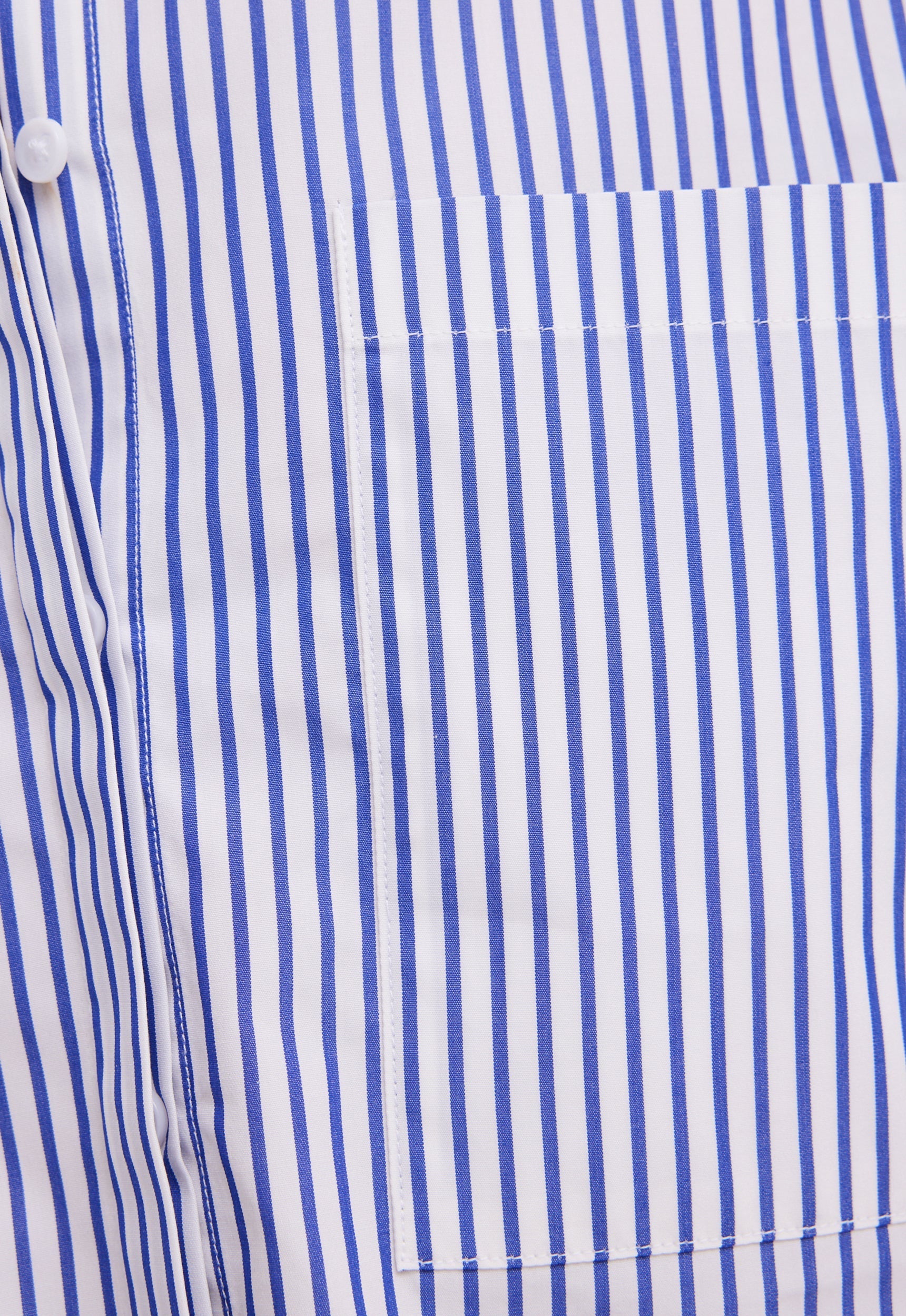 Richie Cotton Shirt in Blue / White Stripe