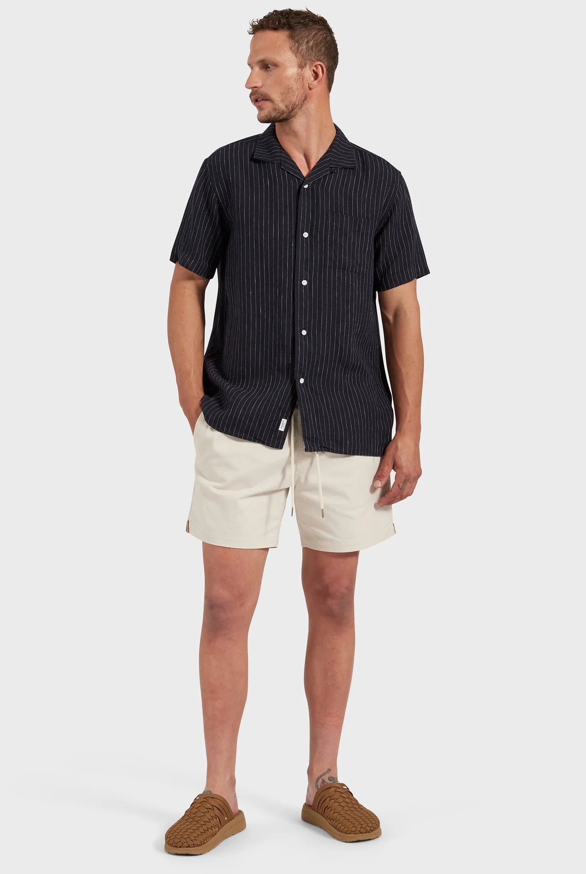 Cannon Short Sleeve Shirt in Navy