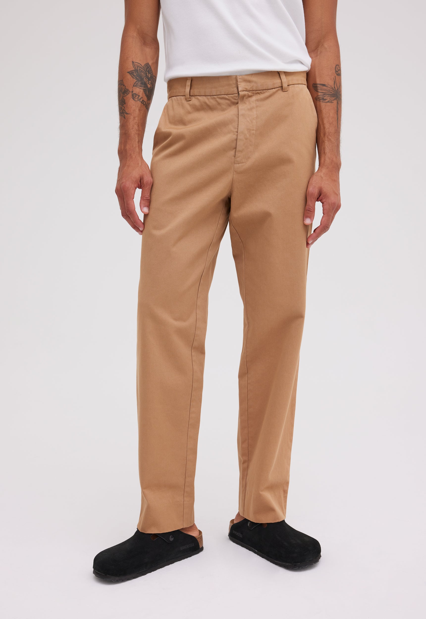 Cast Cotton Twill Pant in Nutmeg