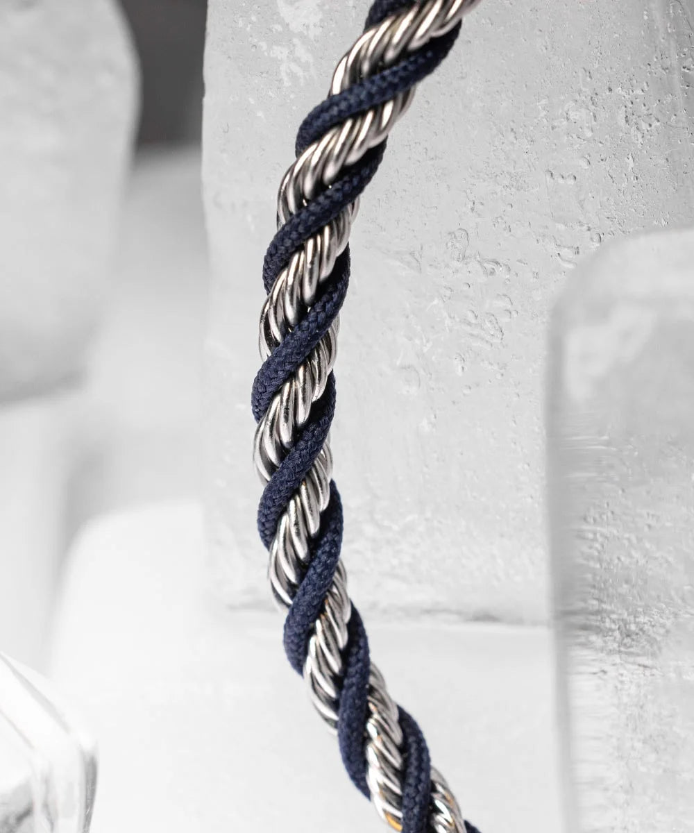 Catena Twisted (Navy | Silver)