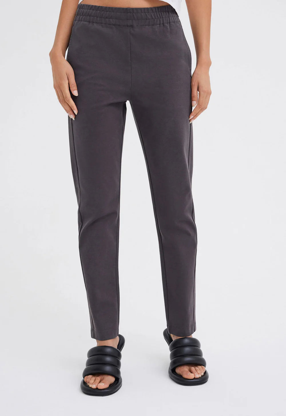 Cub Cotton Ponte Pant in Steelo Grey