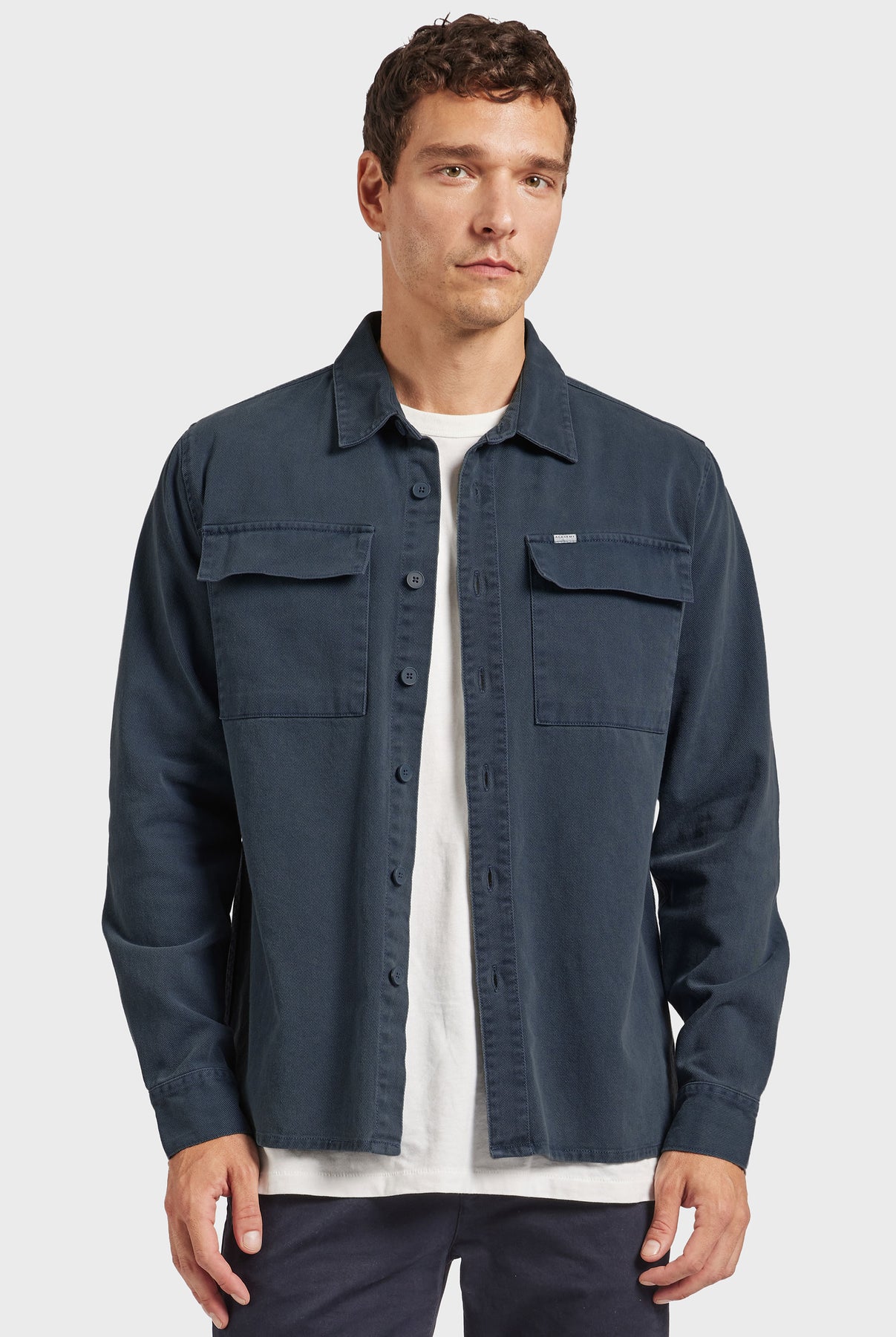 Essential Overshirt in Navy