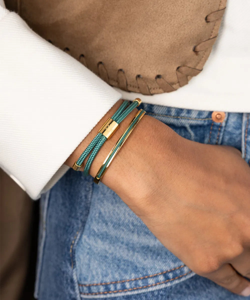 Little Lewis 3mm (Patina Green | Gold)