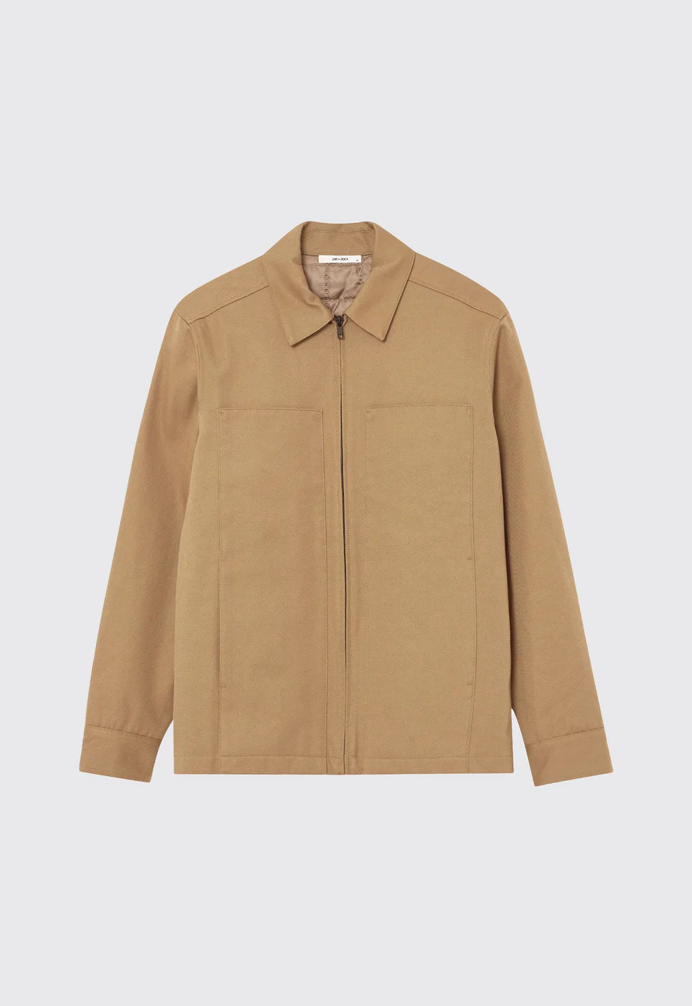 Cullin Italian Cotton Jacket in Nutmeg Beige