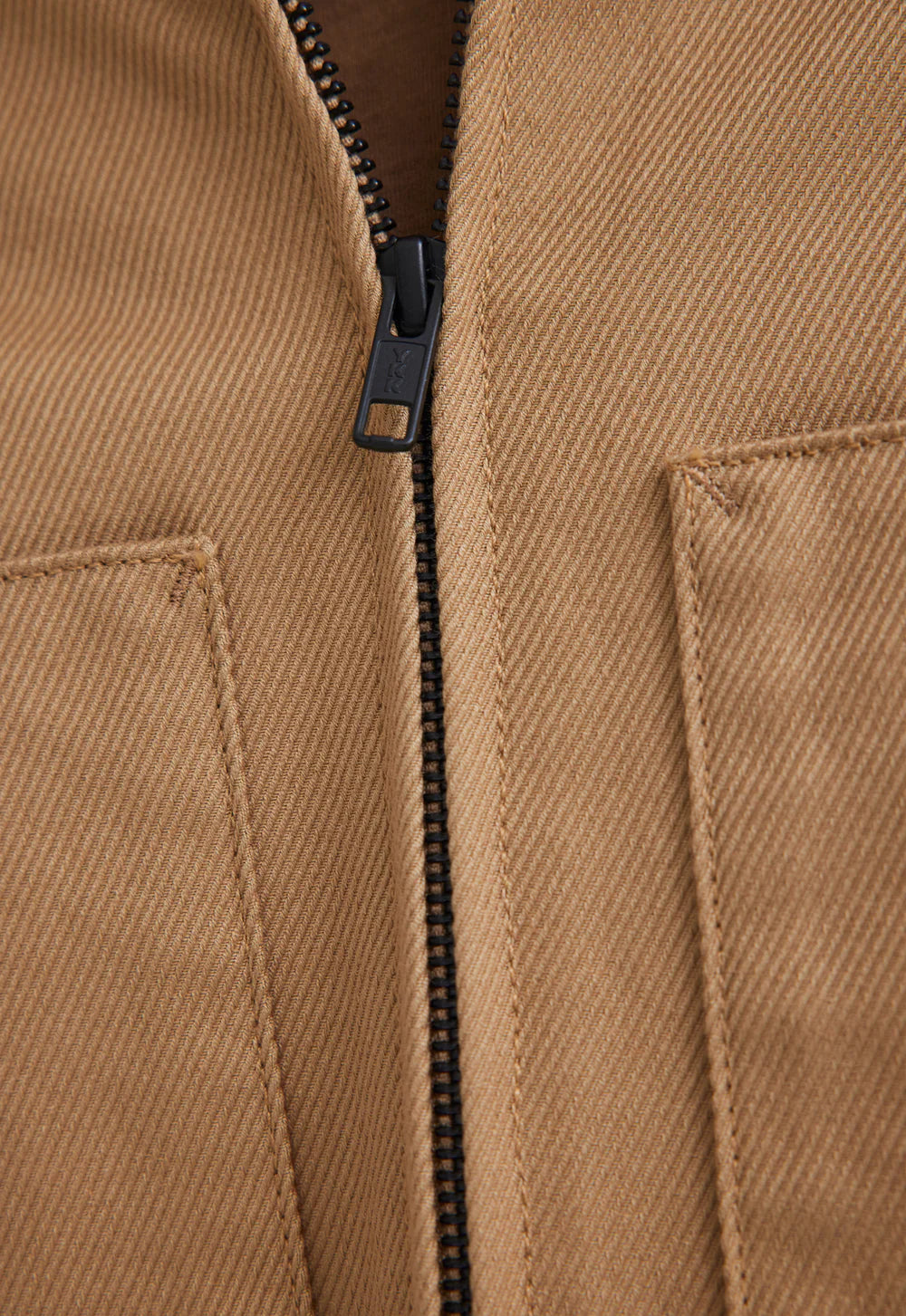 Cullin Italian Cotton Jacket in Nutmeg Beige