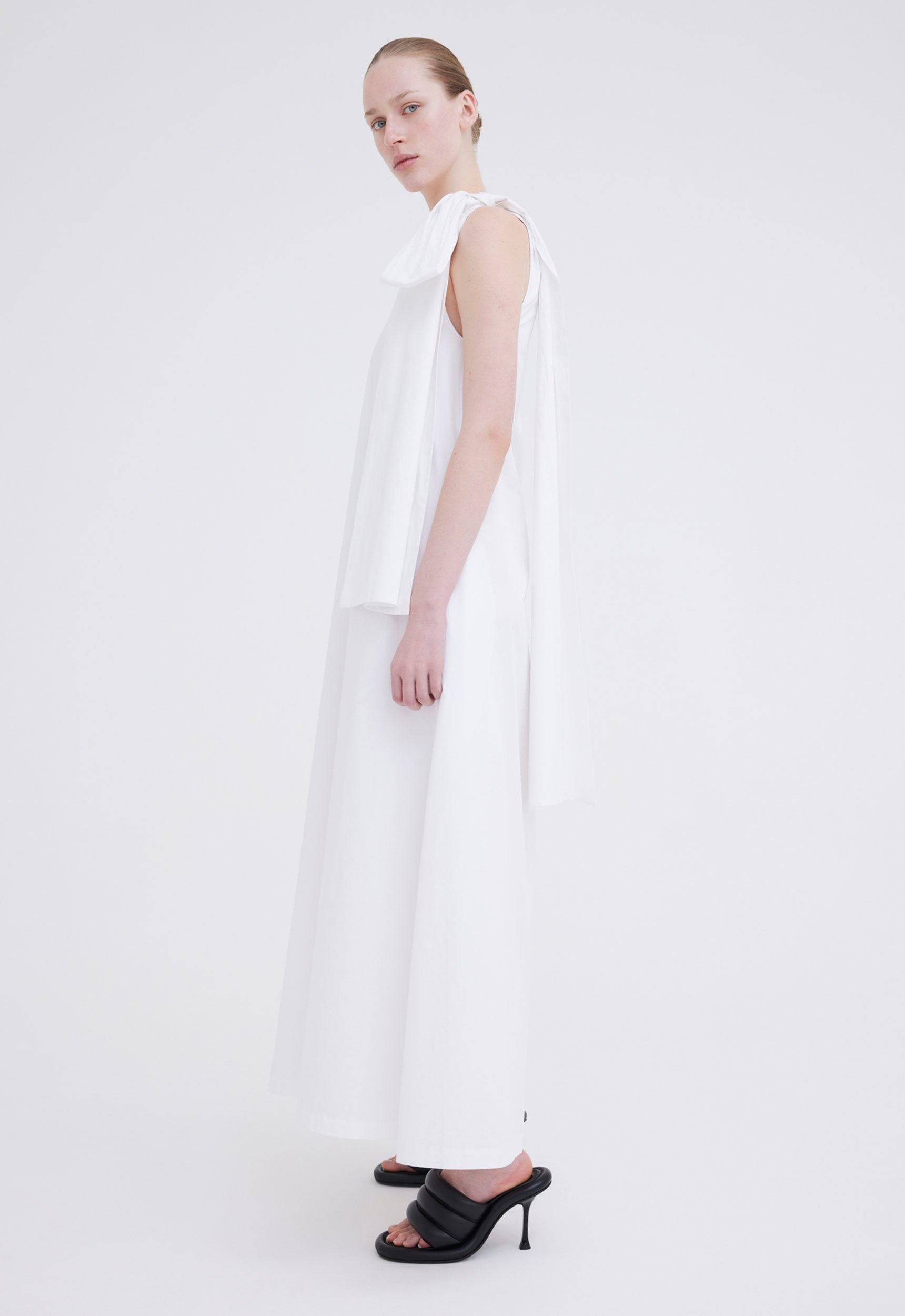Lindfield Cotton Maxi Dress in White