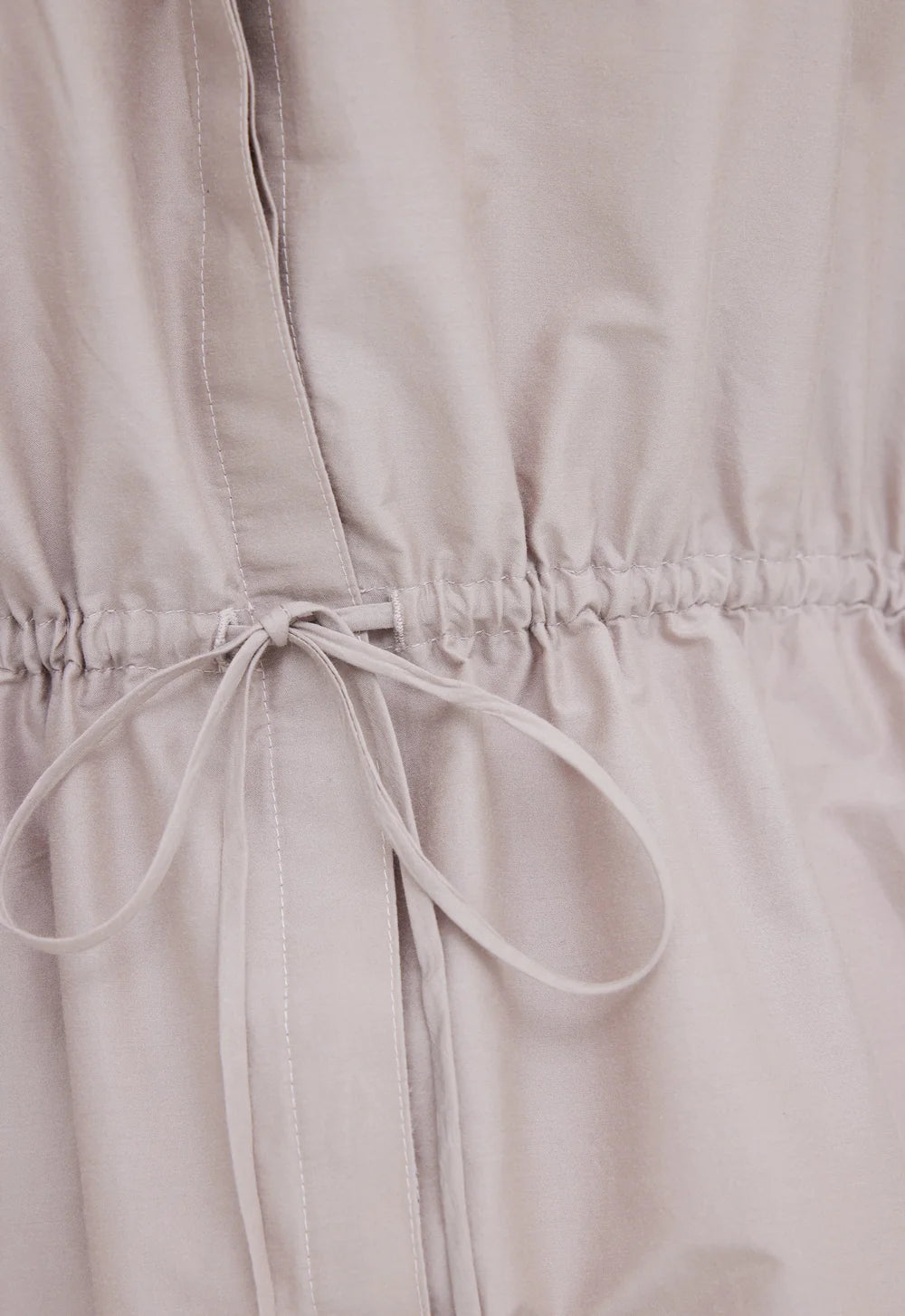 Molloy Cotton Silk Dress in Biscuit Neutral