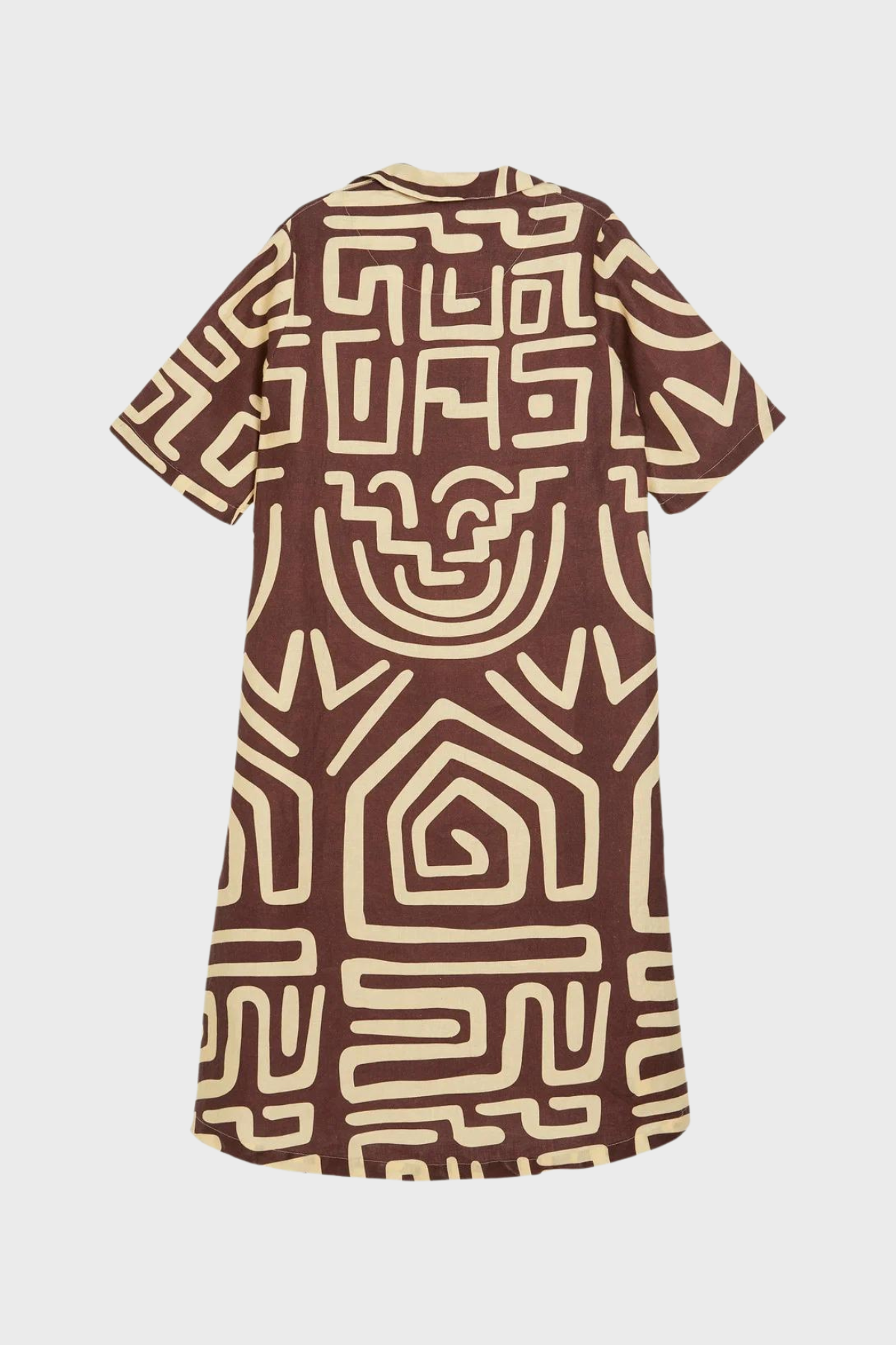 Linen Dress in Kalahara Papaya