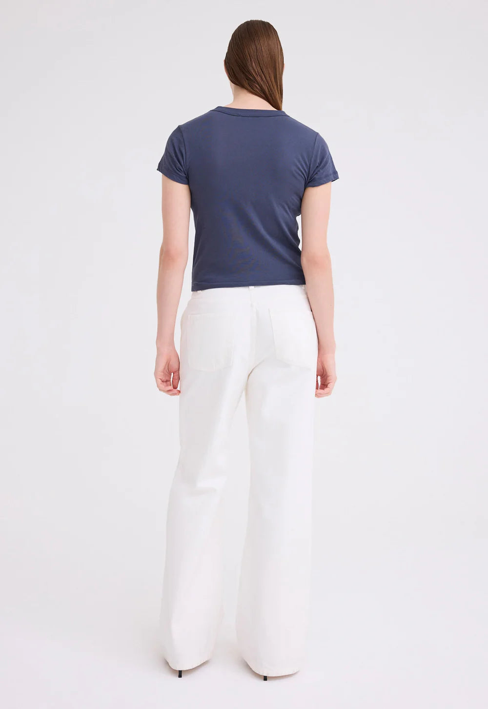 Baby Pima Cotton Tee in Sly Blue