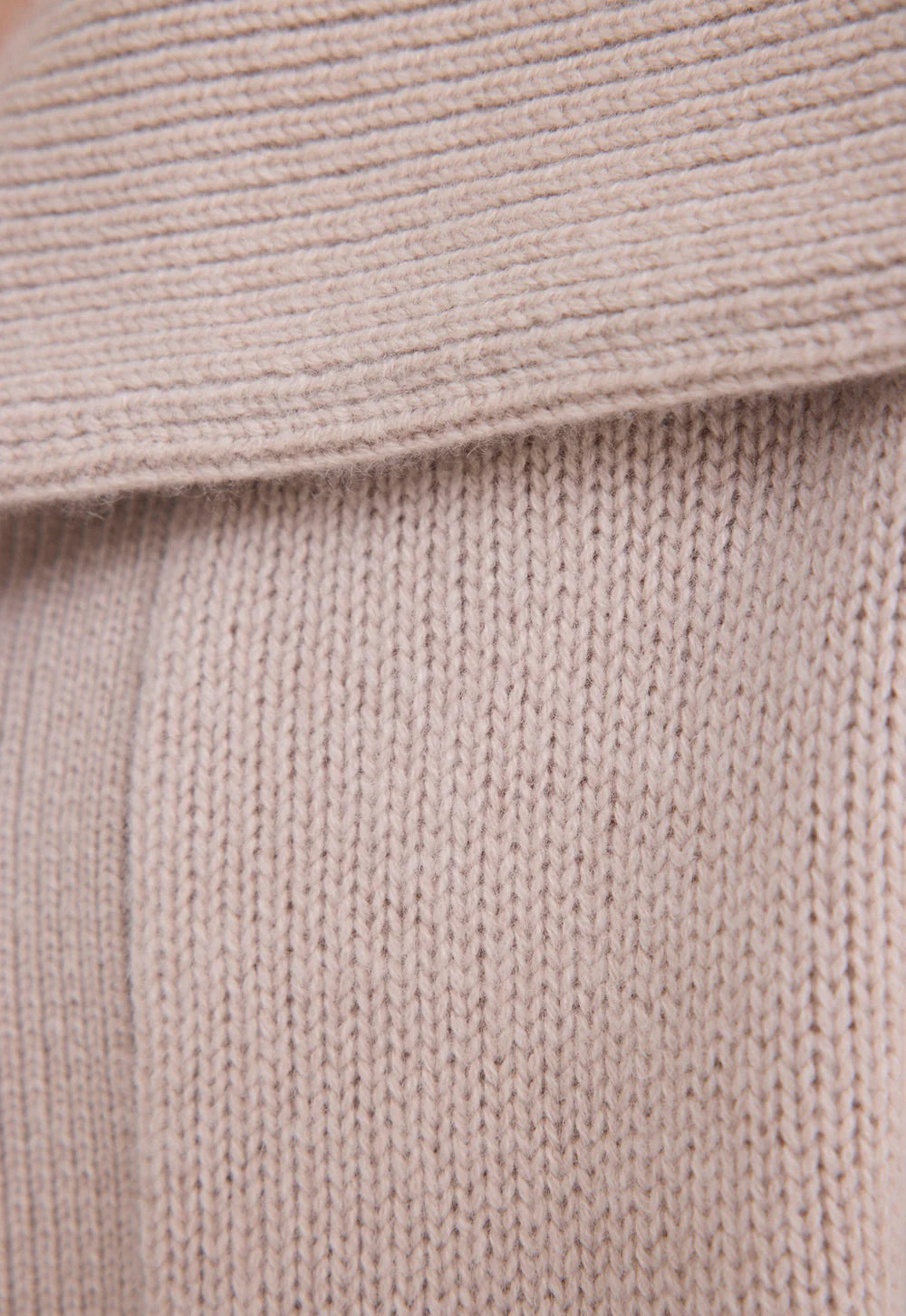 Saddle Cashmere Jacket in Flaxen Beige