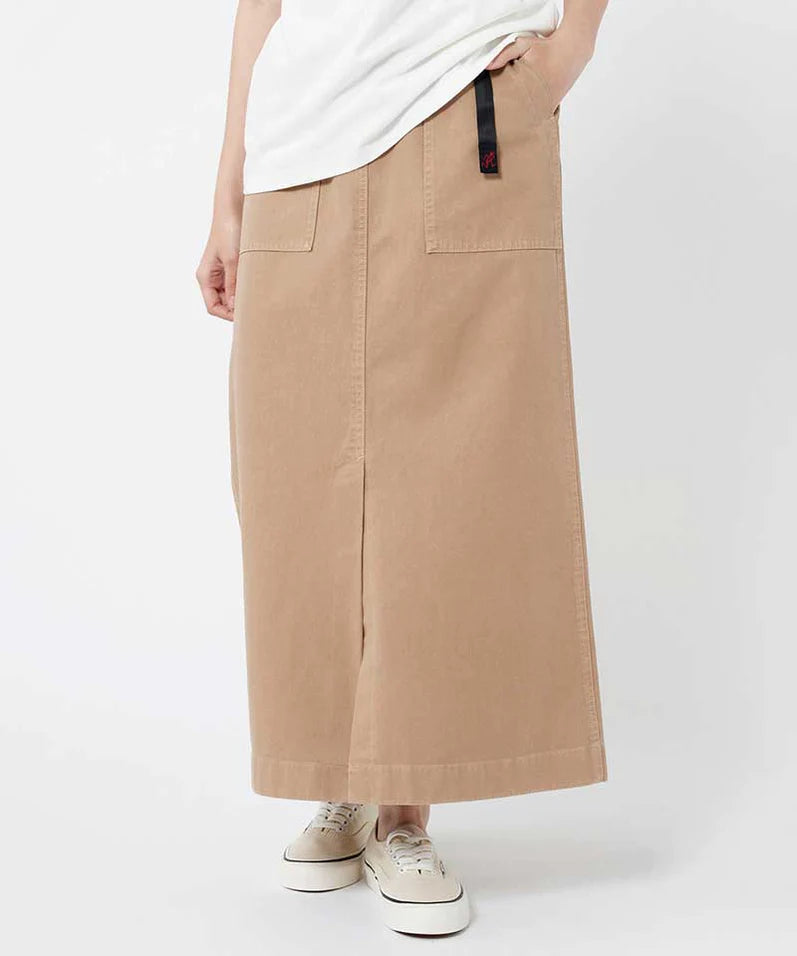 Long Baker Skirt in Chino