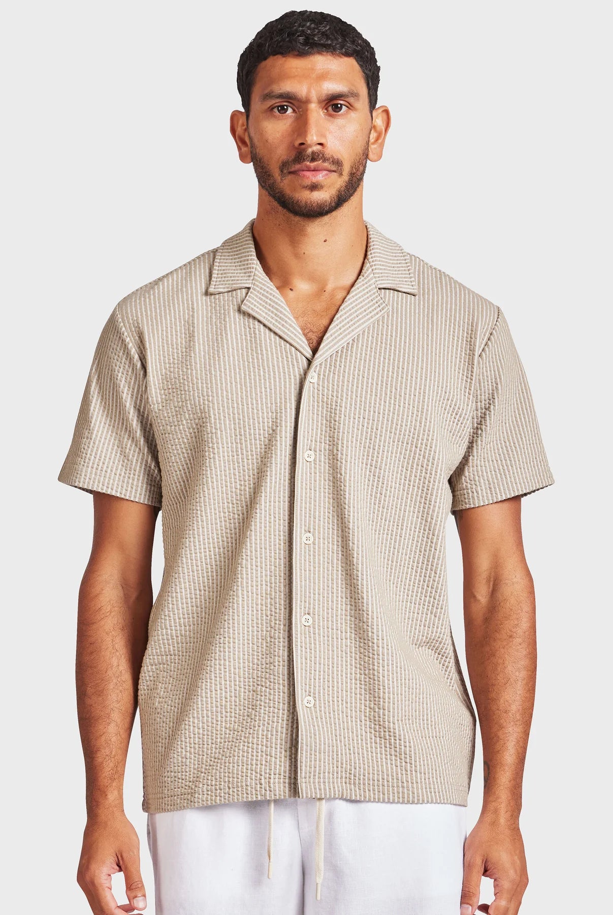 Ted Short Sleeve Shirt in Seasponge