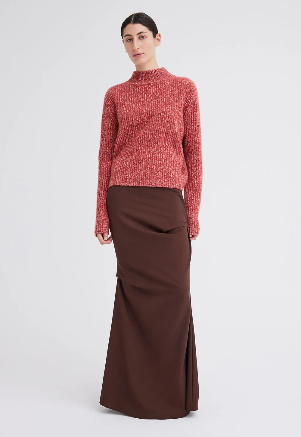 Lanny Cashmere Sweater in Volcanic / Burbank / Ice Cream