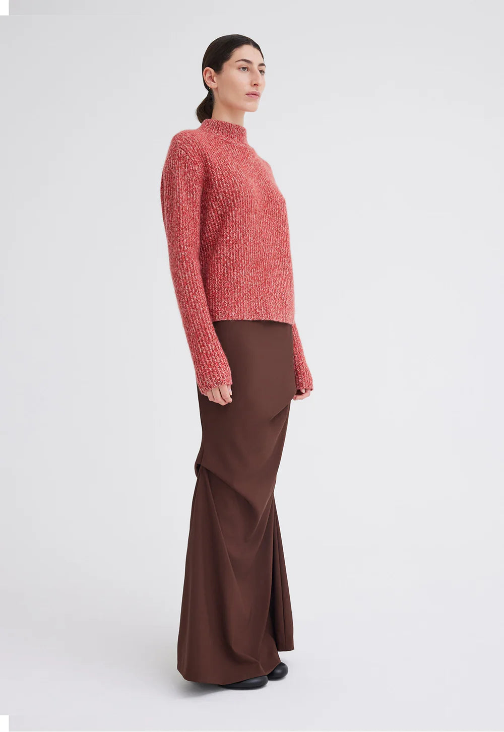 Lanny Cashmere Sweater in Volcanic / Burbank / Ice Cream