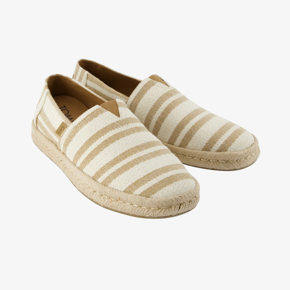 Men's Alpargata Rope 2.0 in Toffee Beach Stripe