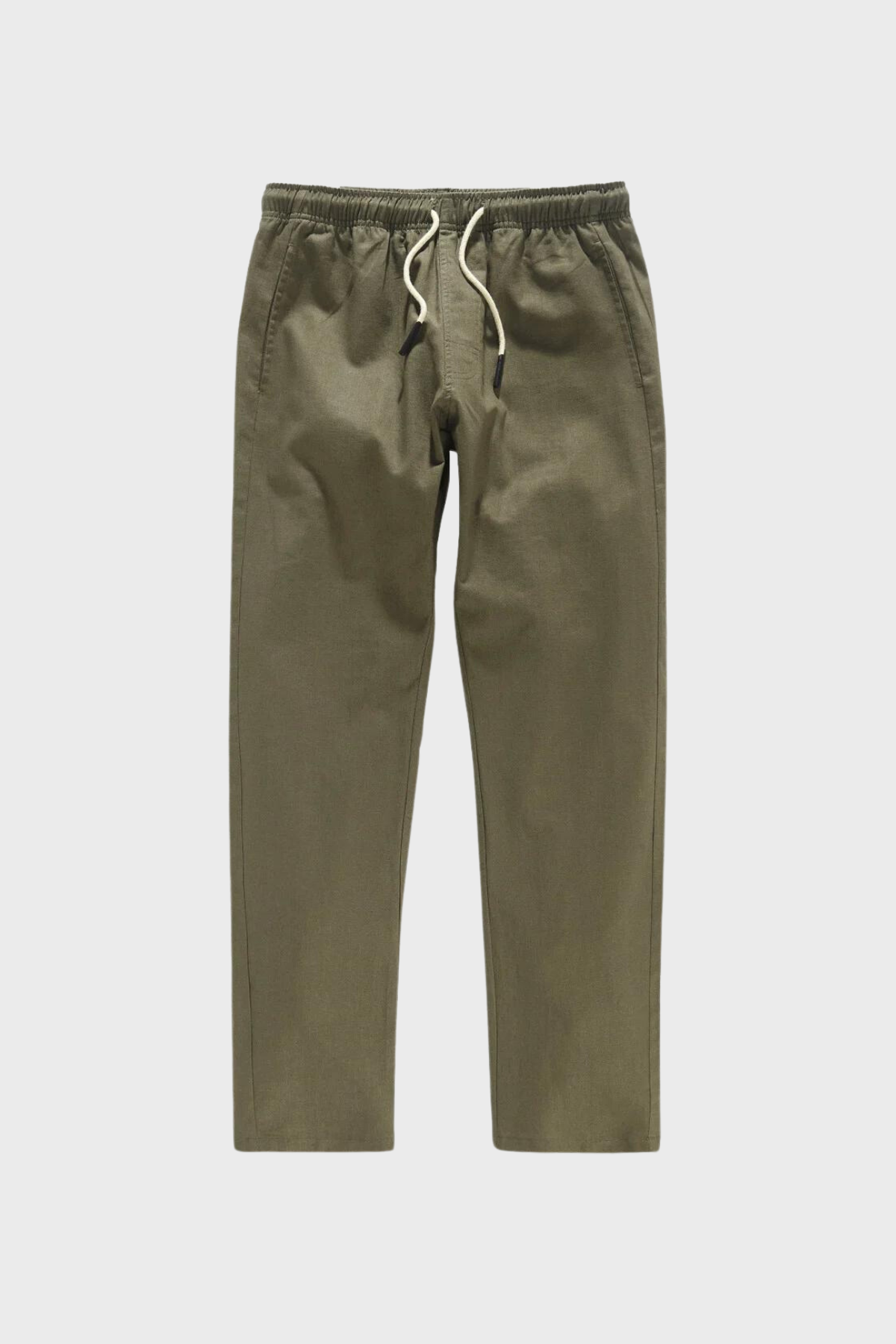 Linen Long Pant in Army