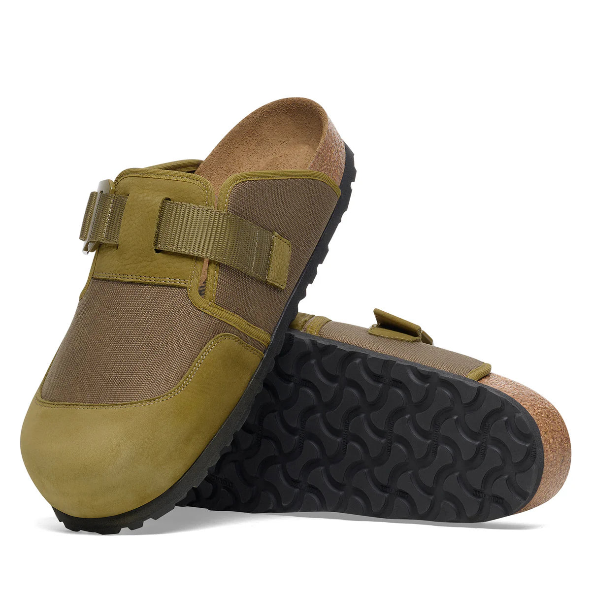 Boston Nova Textile/Nubuck Leather in Pine Green display picture 1