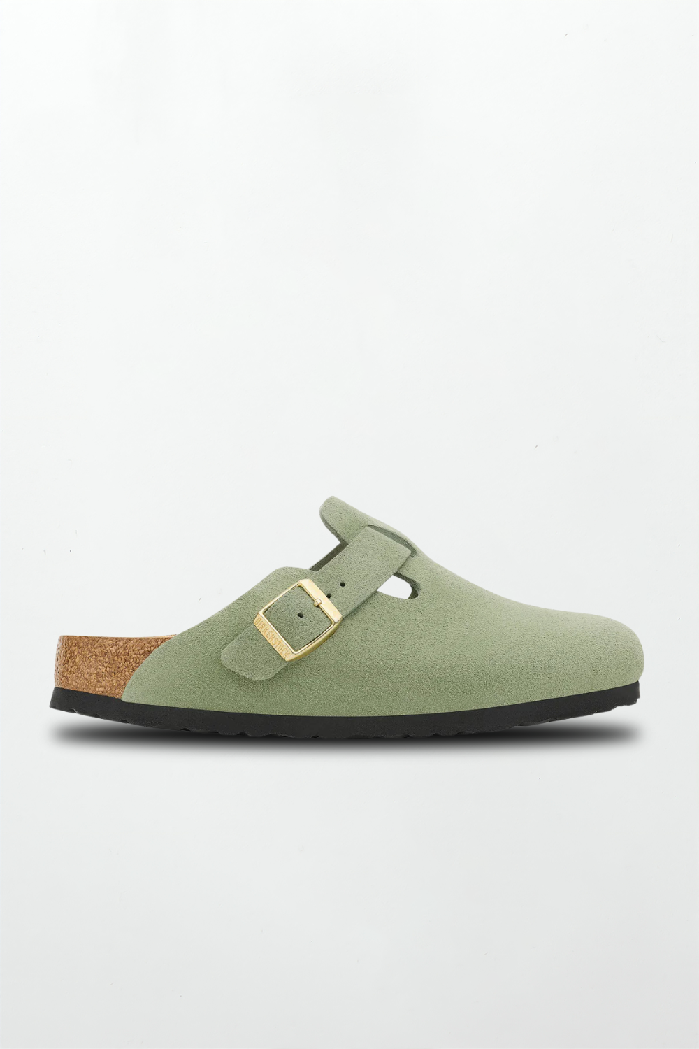 Boston Suede Leather in Green Tea (Soft Footbed)