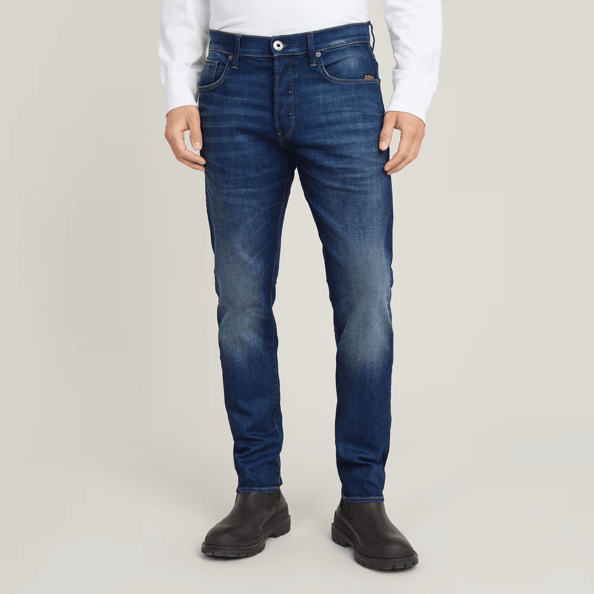 3301 Slim Jeans in Worker Blue Faded