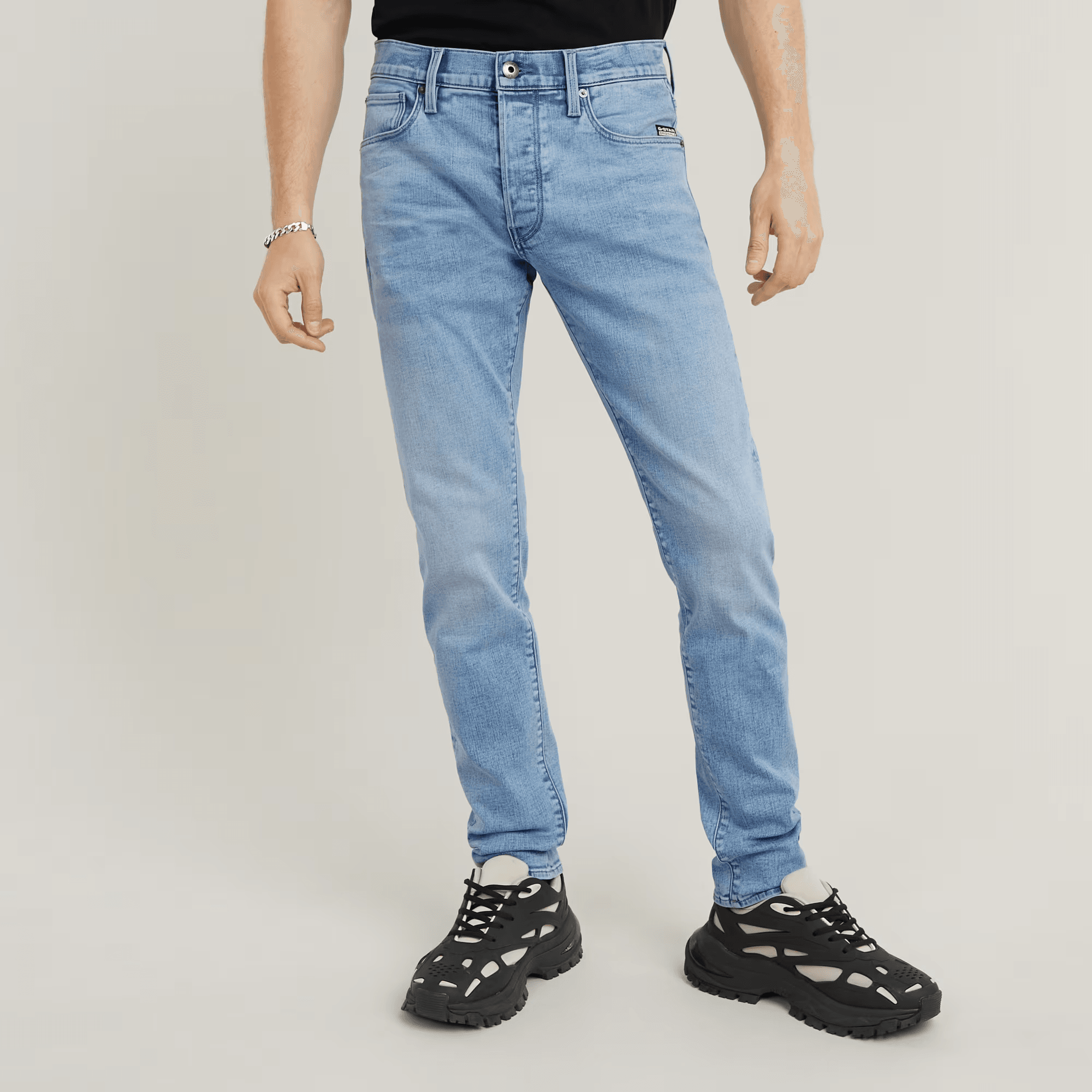 3301 Slim Jeans in Light Aged