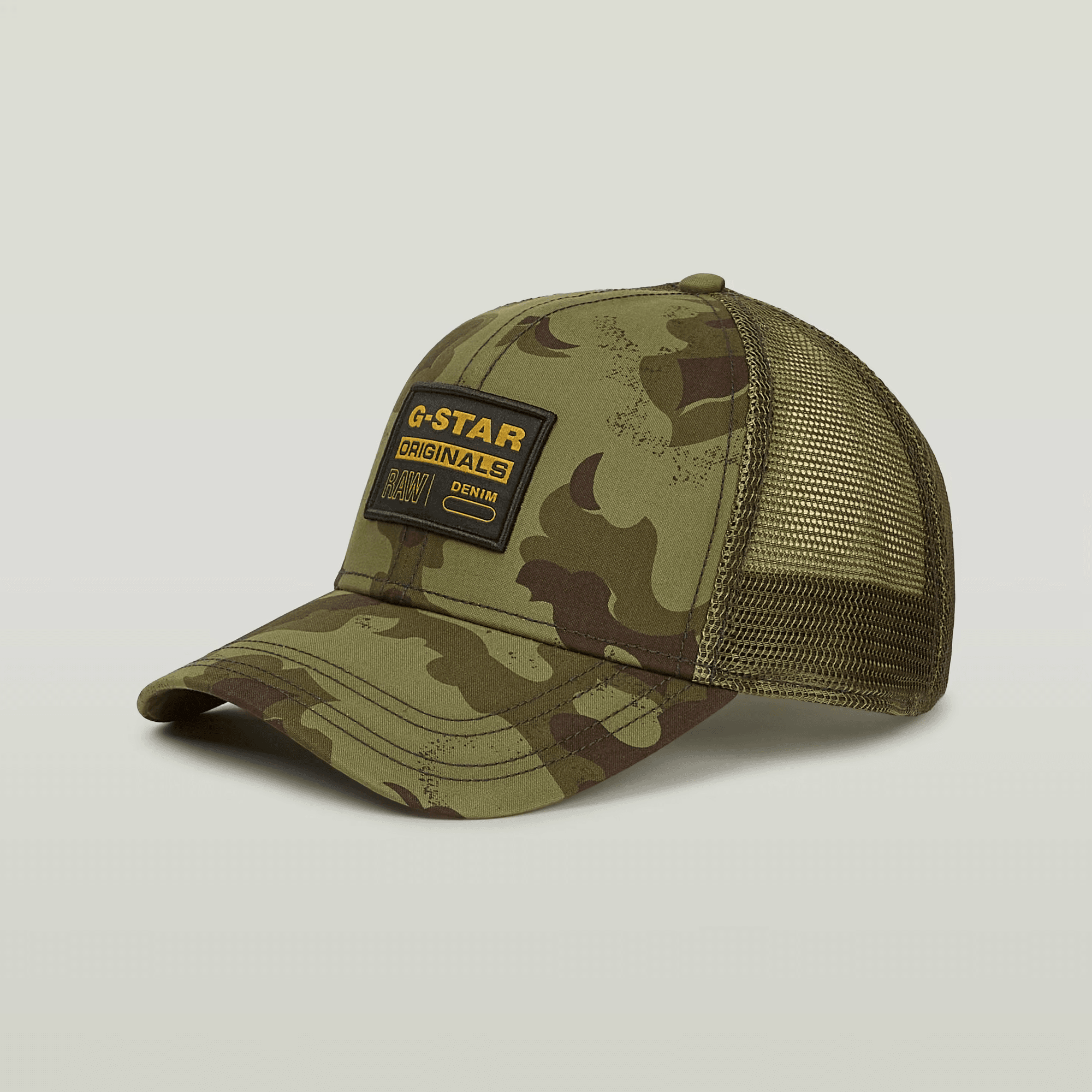 Baseball Trucker Cap in Four Leaf Clover Cloud Camo - Milu James St