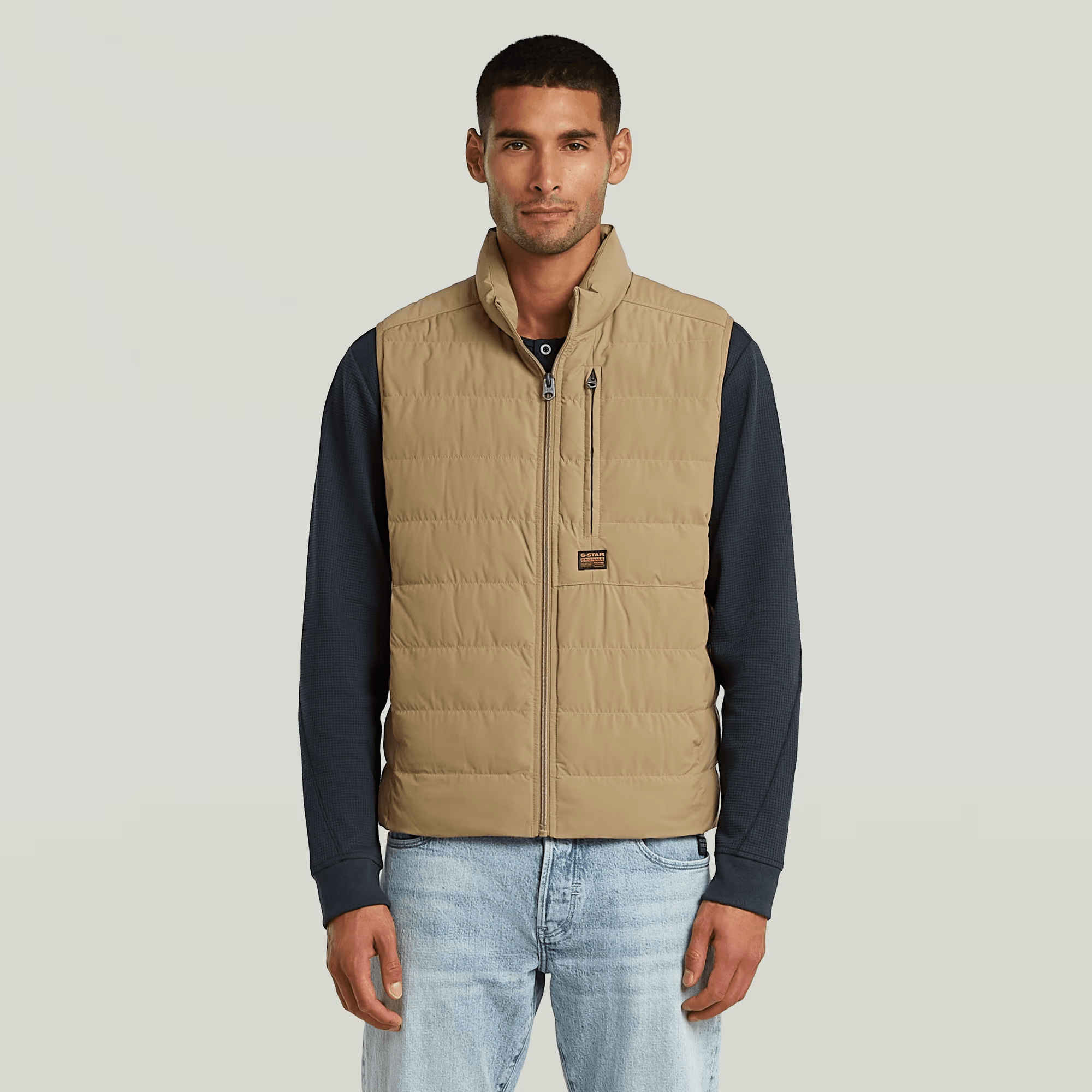 Foundation Liner Vest in Safari - Milu James St