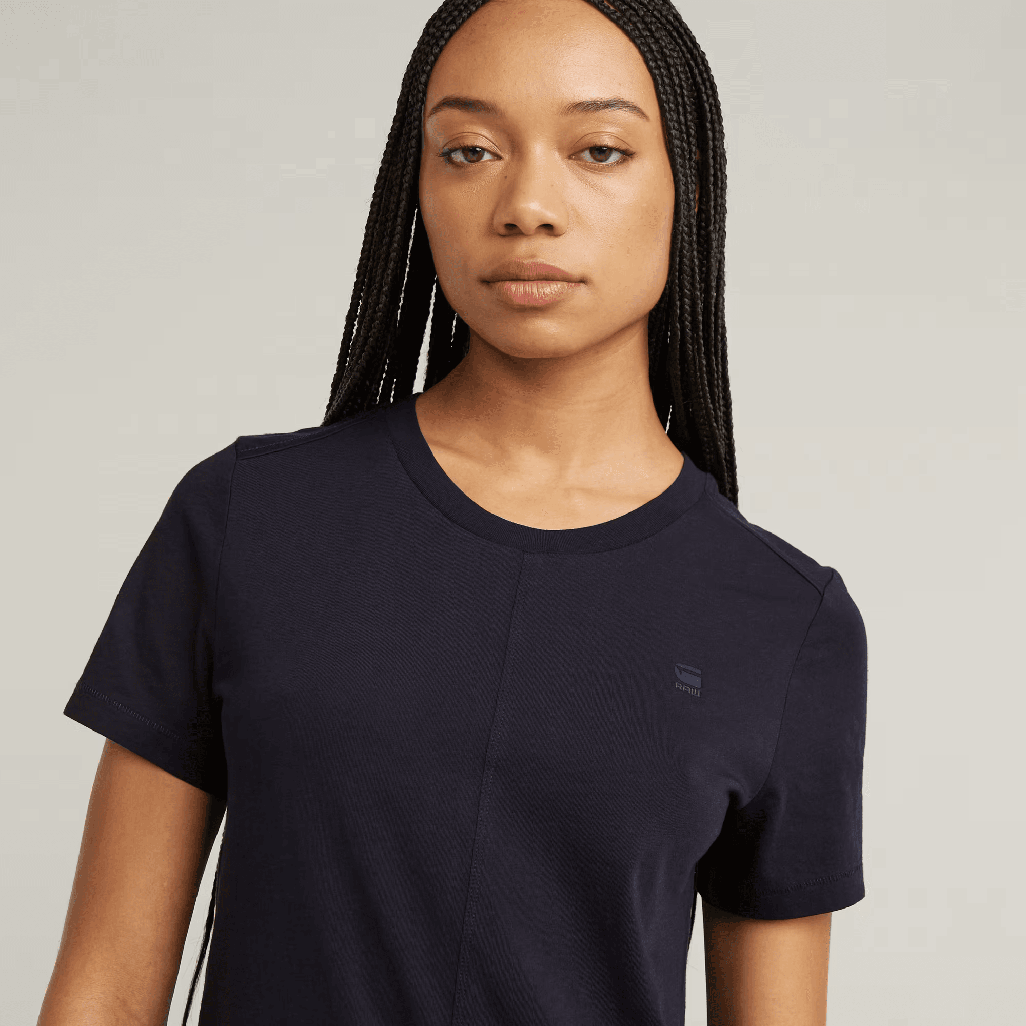 Front Seam Top in Osaka Blue