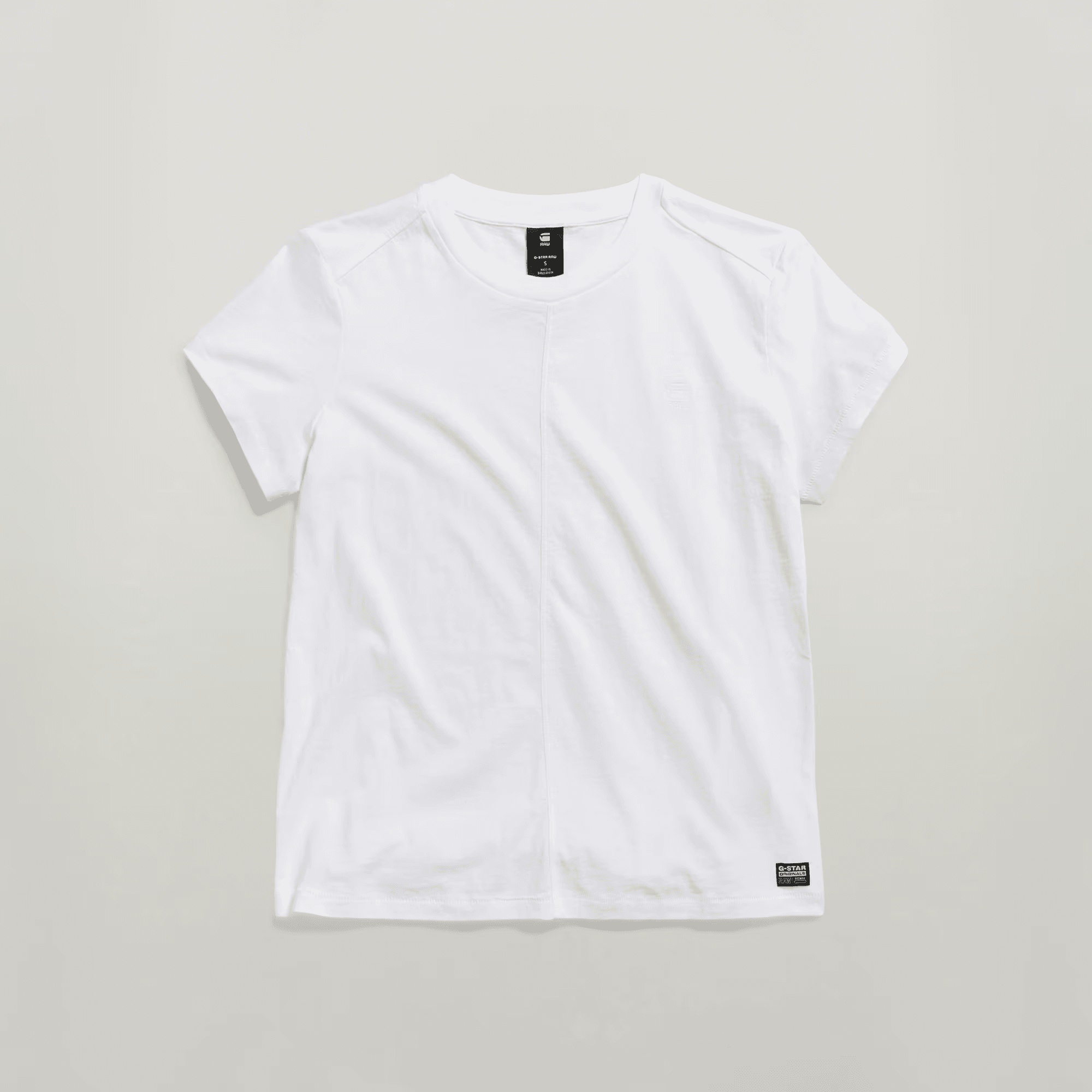 Front Seam Top in White