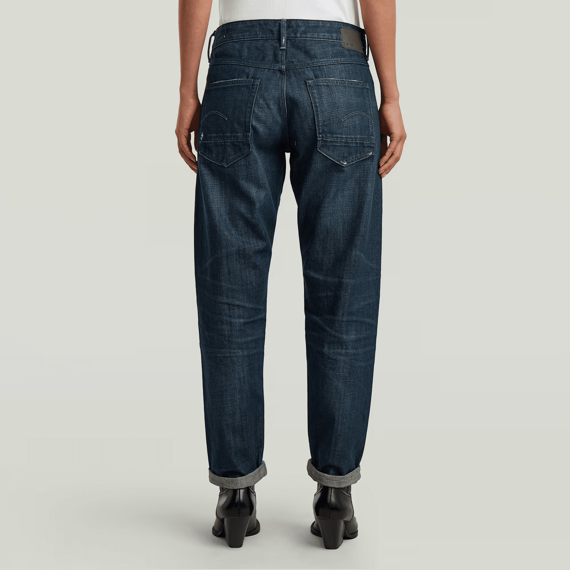 Kate Boyfriend Jeans in Antique Jadeite Green - Milu James St