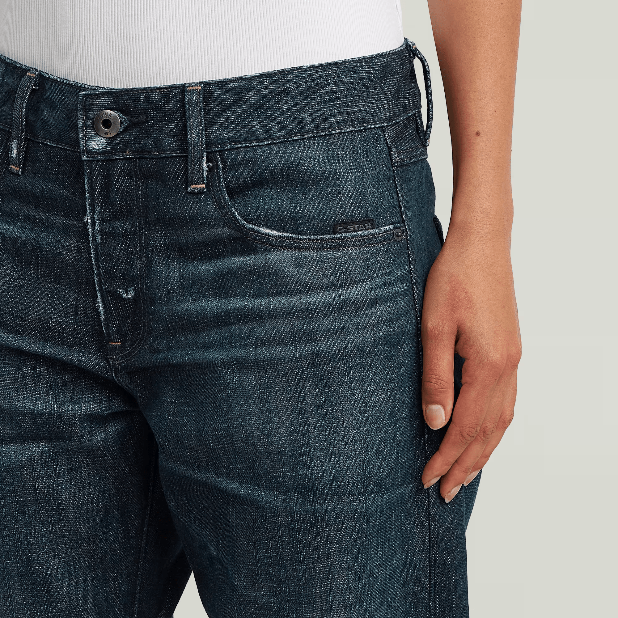 Kate Boyfriend Jeans in Antique Jadeite Green - Milu James St