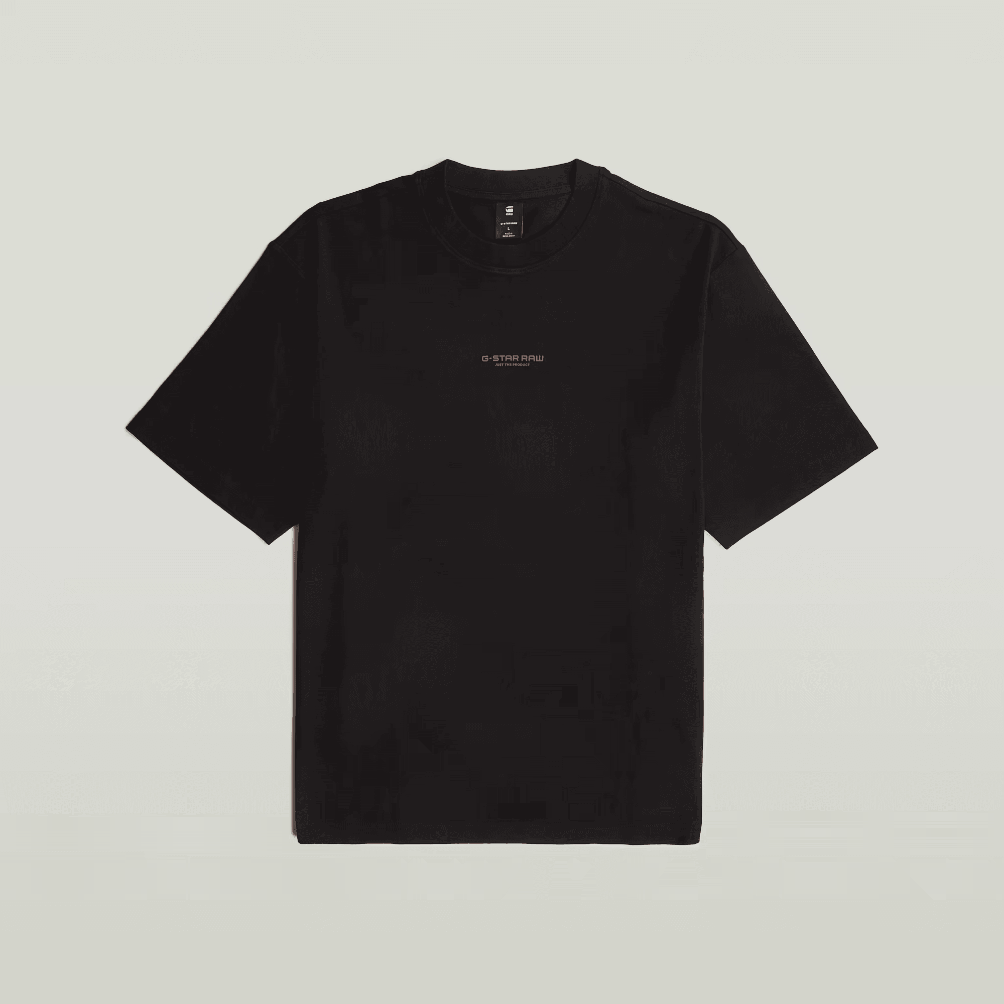 Knolling Back Graphic Boxy T-Shirt in Dark Black