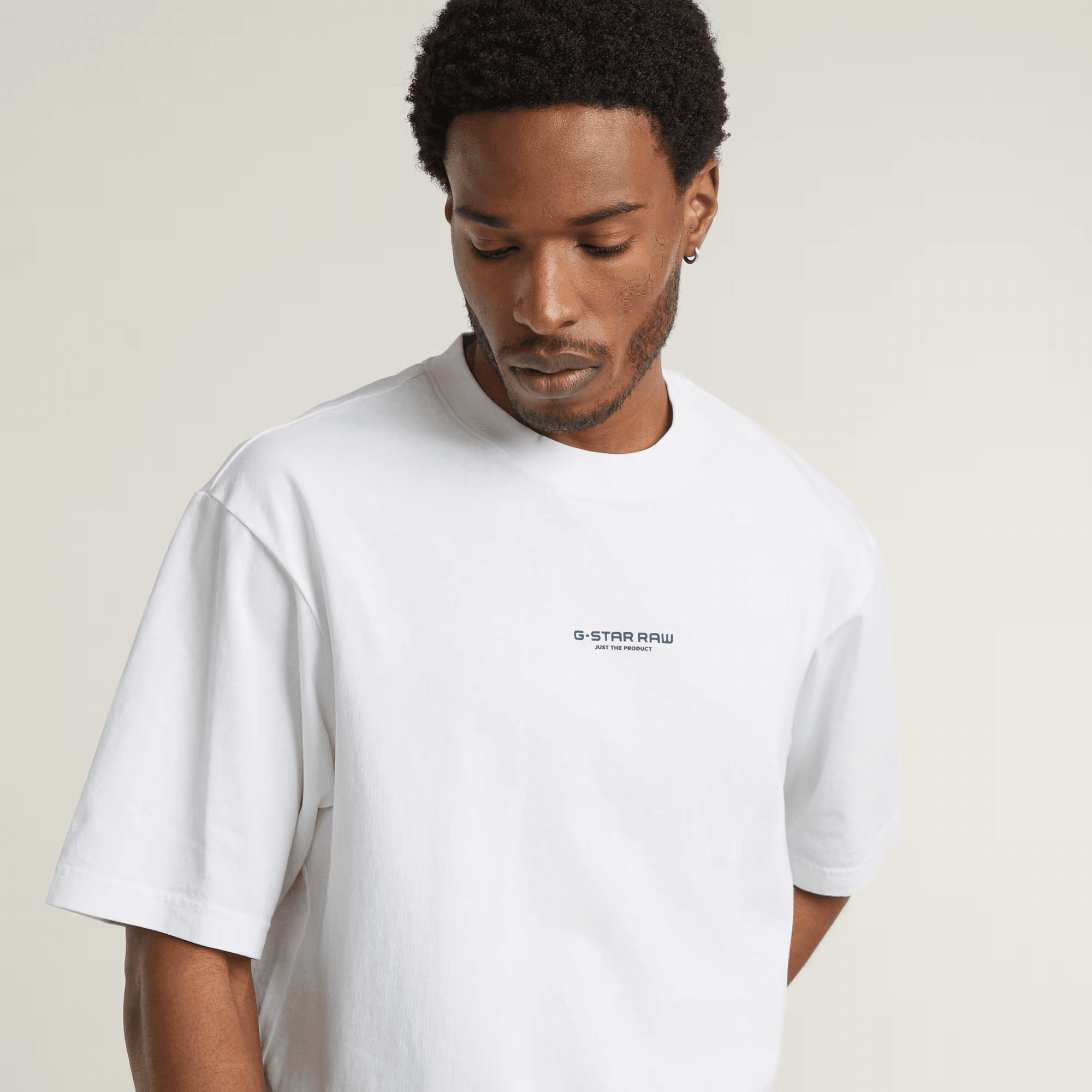 Knolling Back Graphic Boxy T-Shirt in White