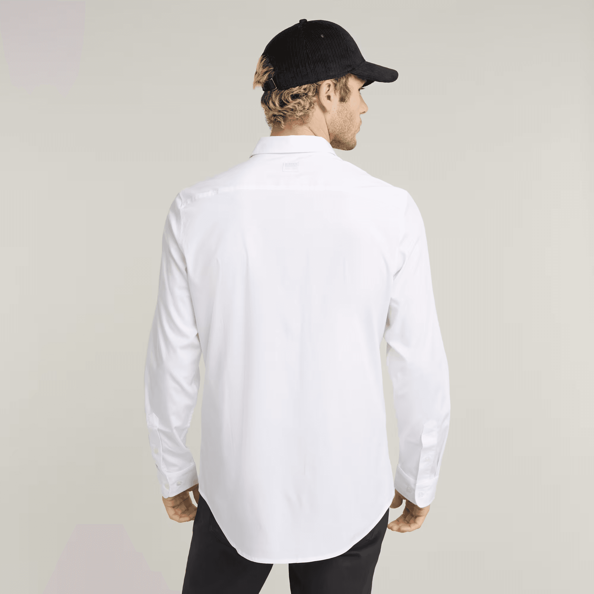 Marine Slim Shirt in White