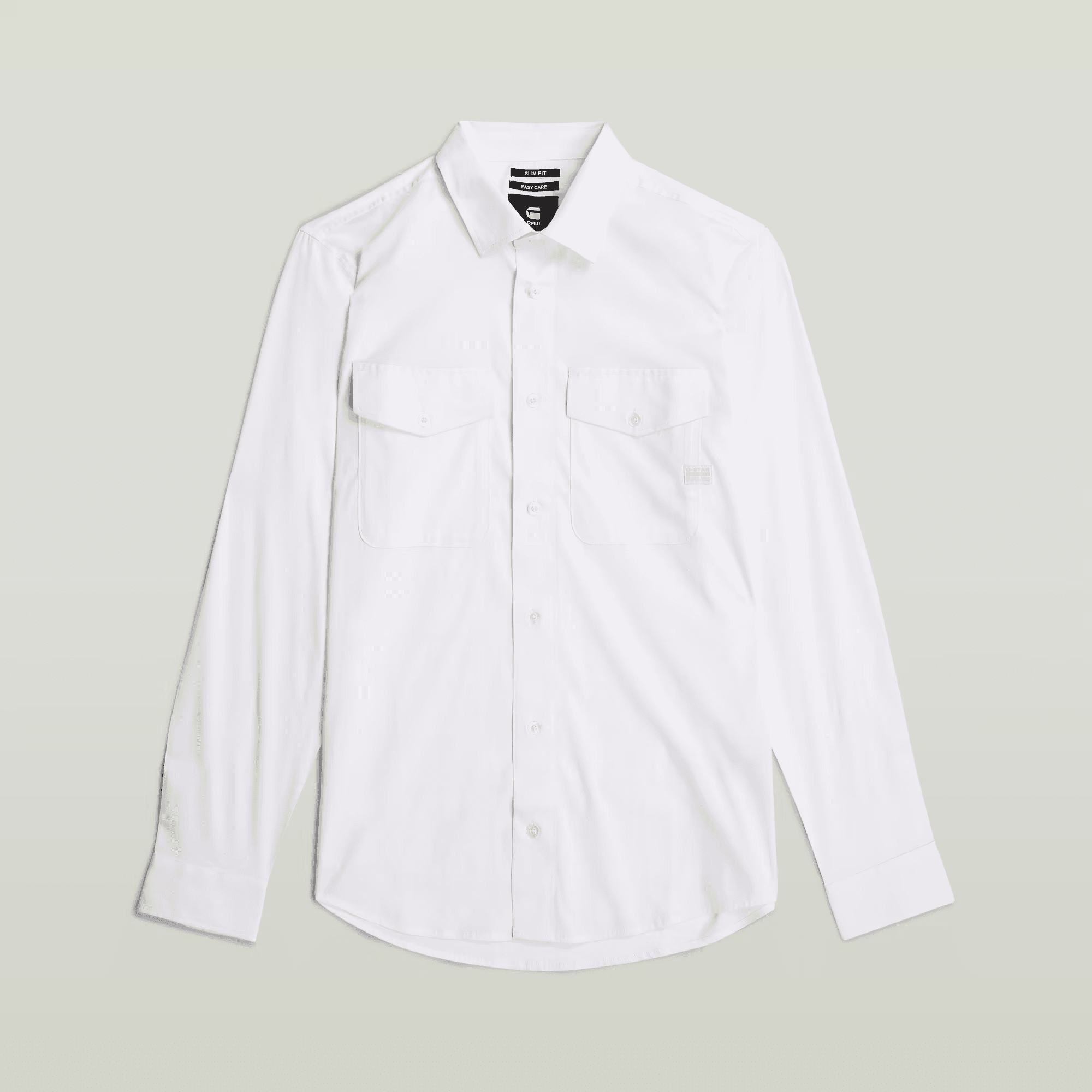 Marine Slim Shirt in White