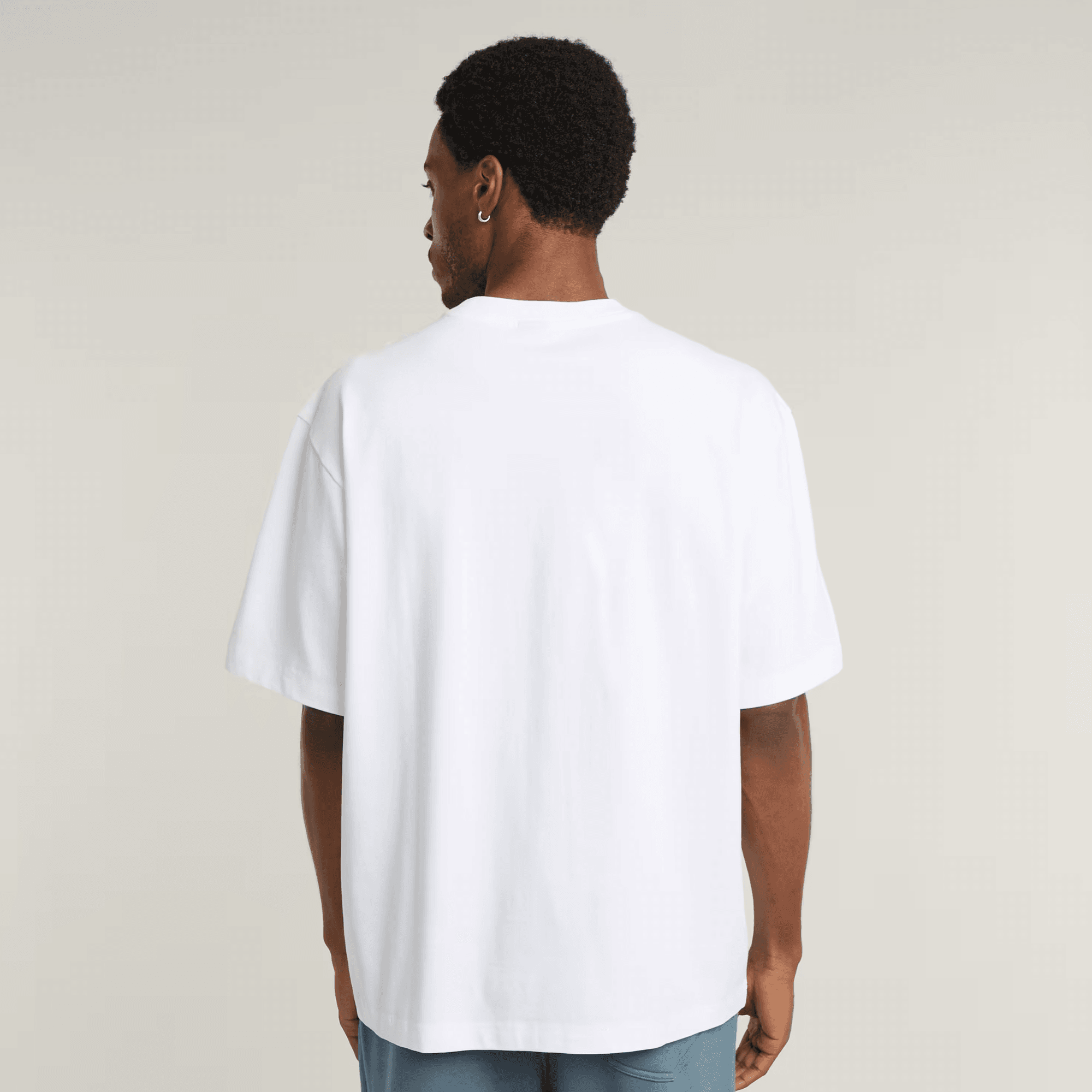 Mask Graphic Boxy T-Shirt in White