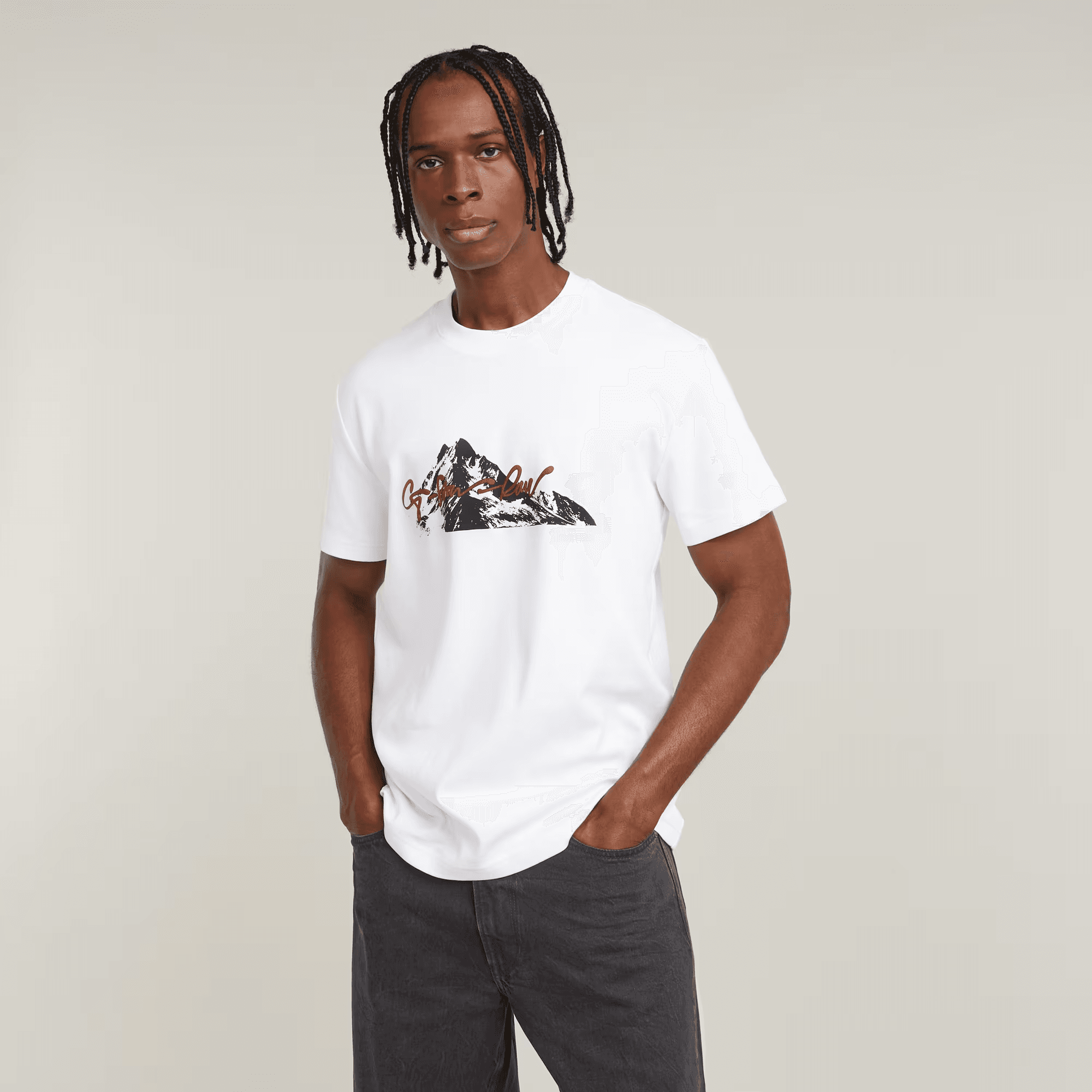 Summit Graphic T-Shirt in White