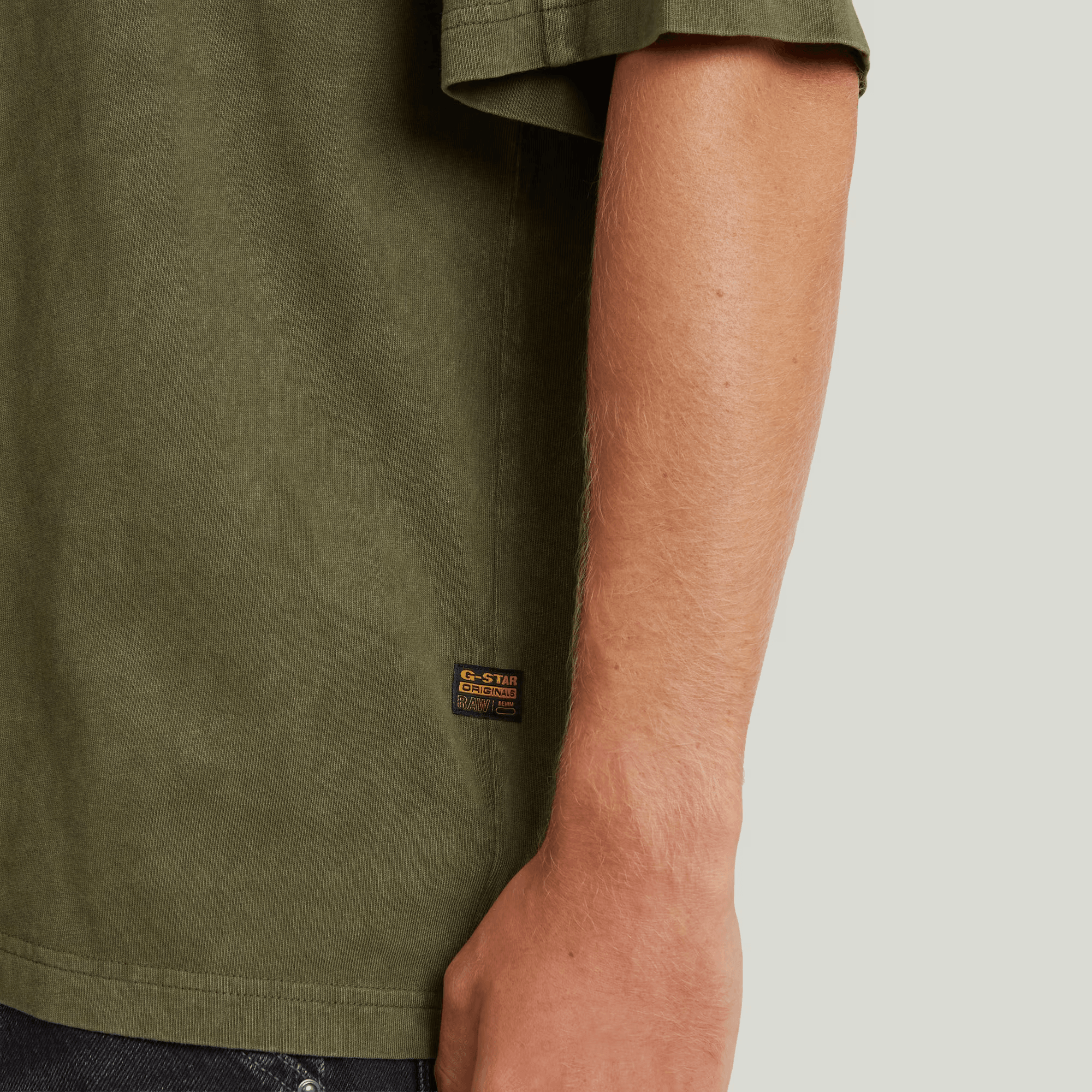 Washed Boxy T-Shirt in Combat Smokey