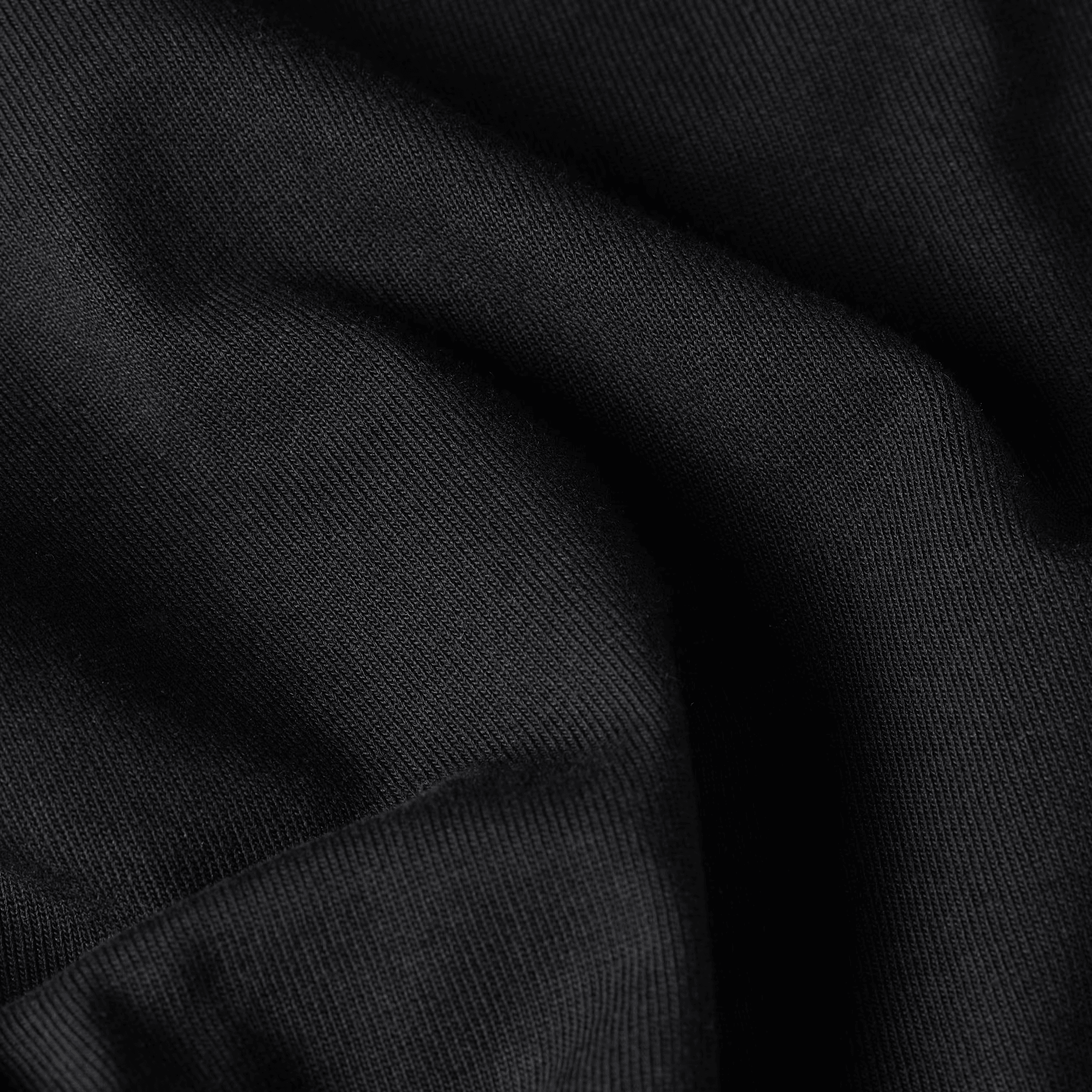 Woven Mix Loose T-Shirt in Dark Black - Milu James St