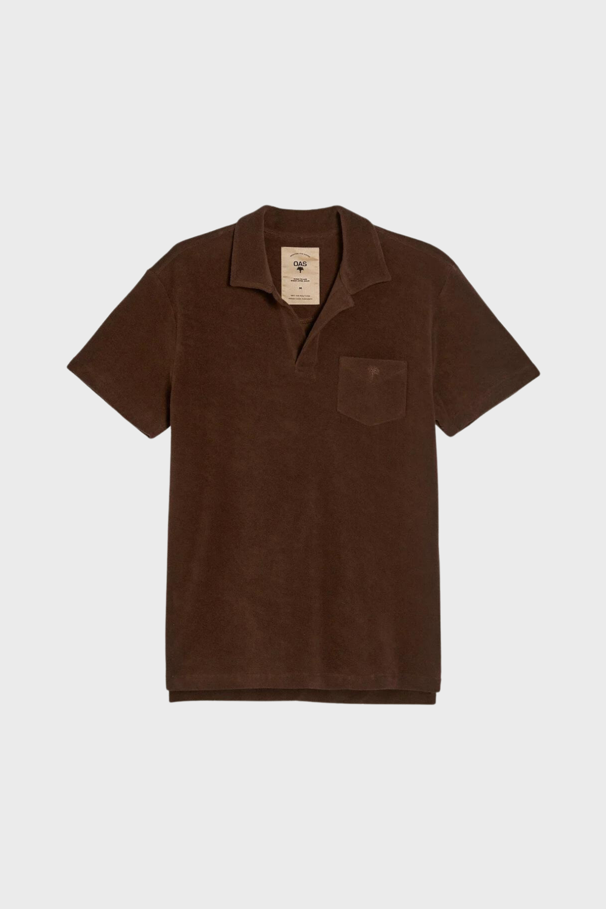 Polo Terry Shirt in Brown