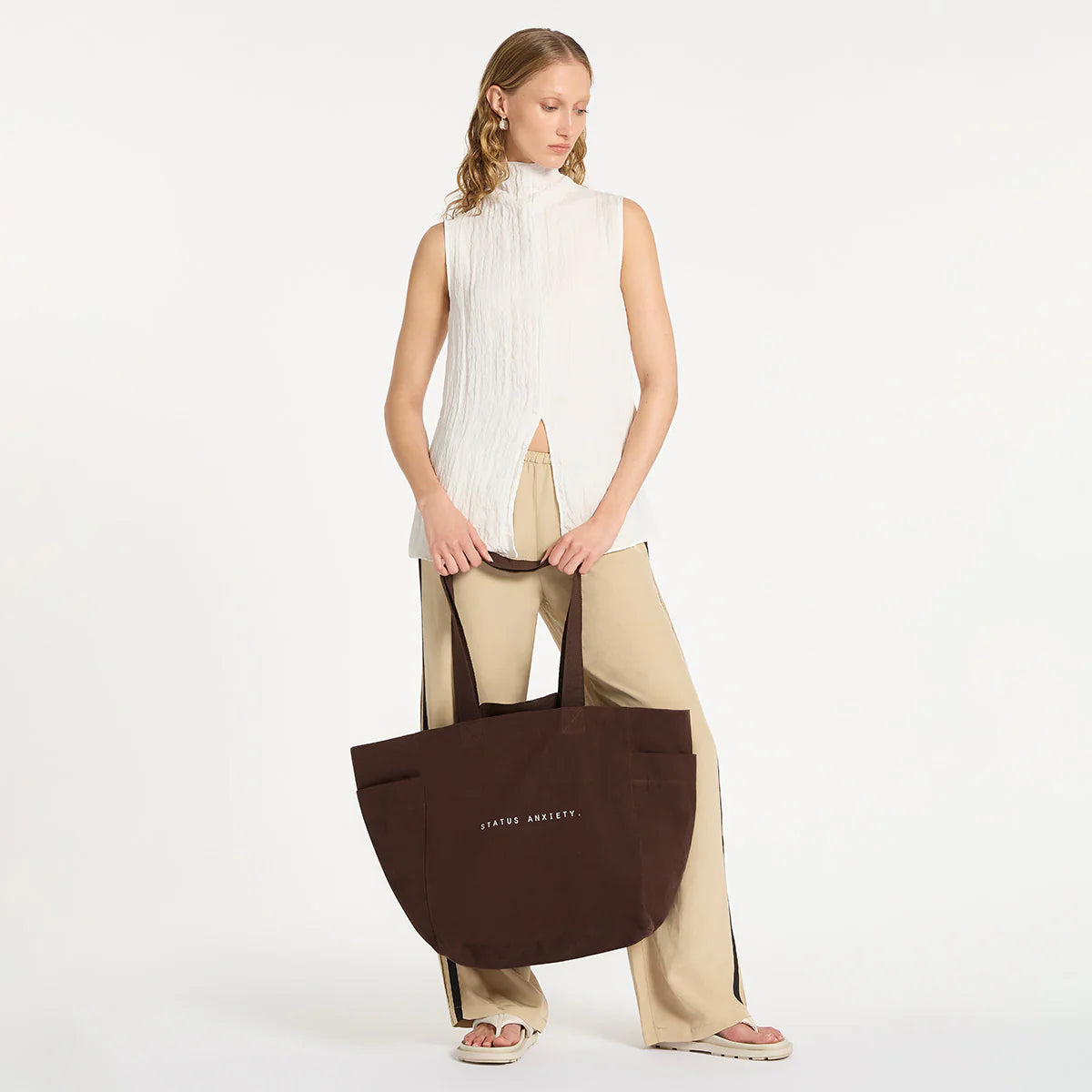 Knees Deep Bag in Bark - Milu James St