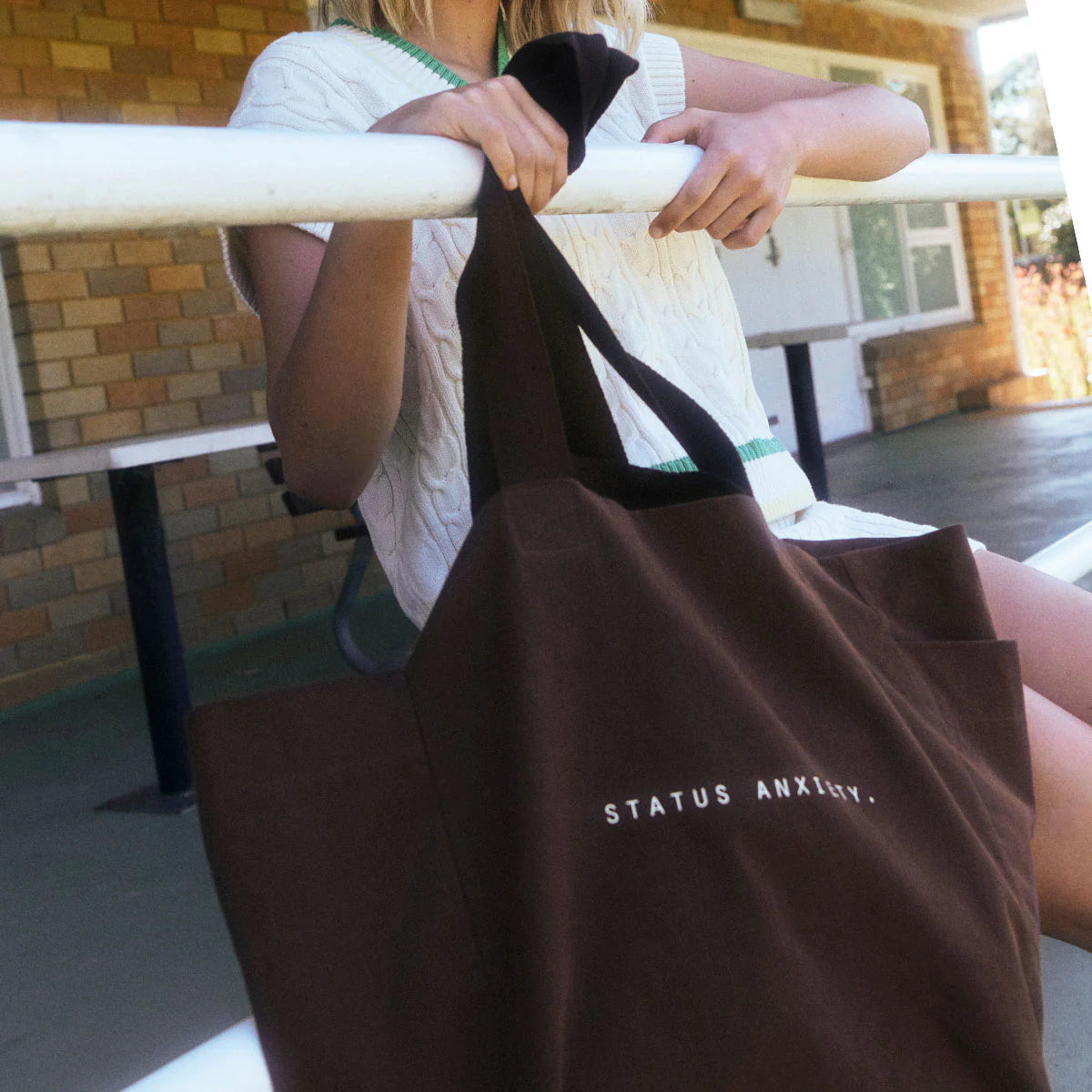 Knees Deep Bag in Bark - Milu James St