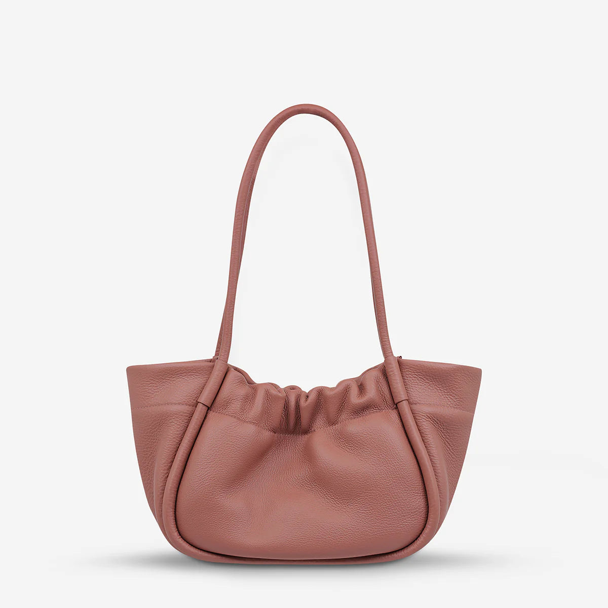 Ordinary Pleasures Leather Bag in Dusty Rose