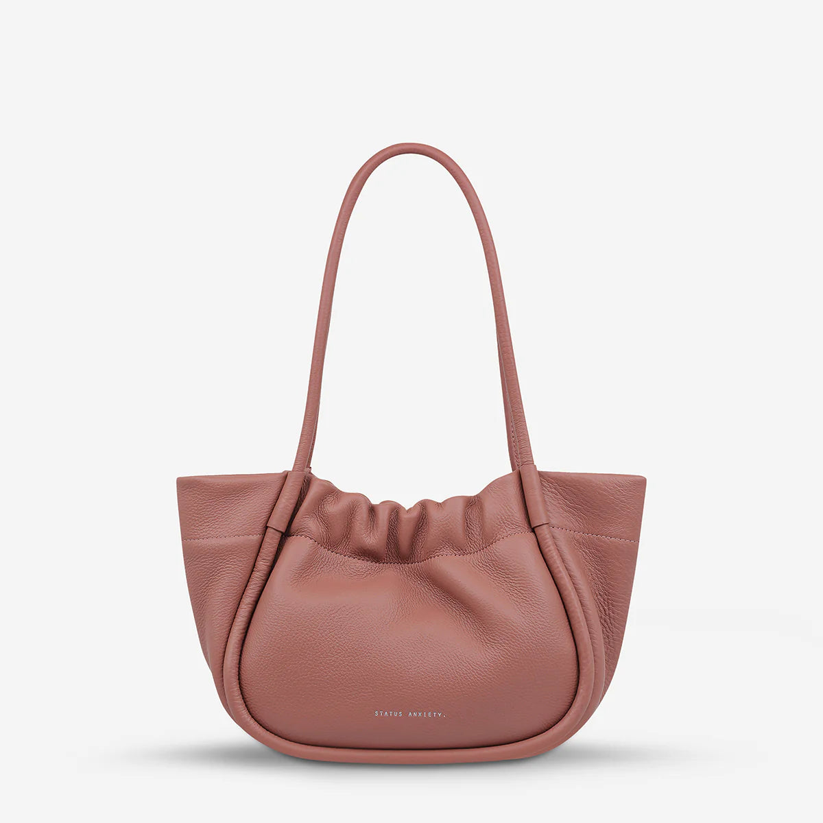 Ordinary Pleasures Leather Bag in Dusty Rose