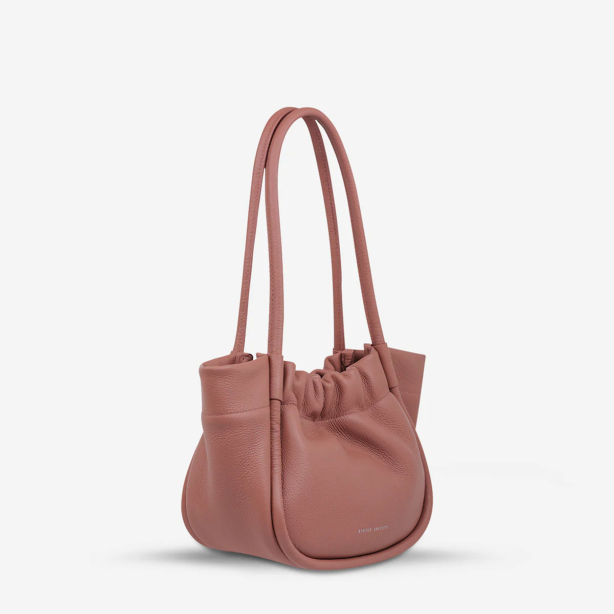 Ordinary Pleasures Leather Bag in Dusty Rose