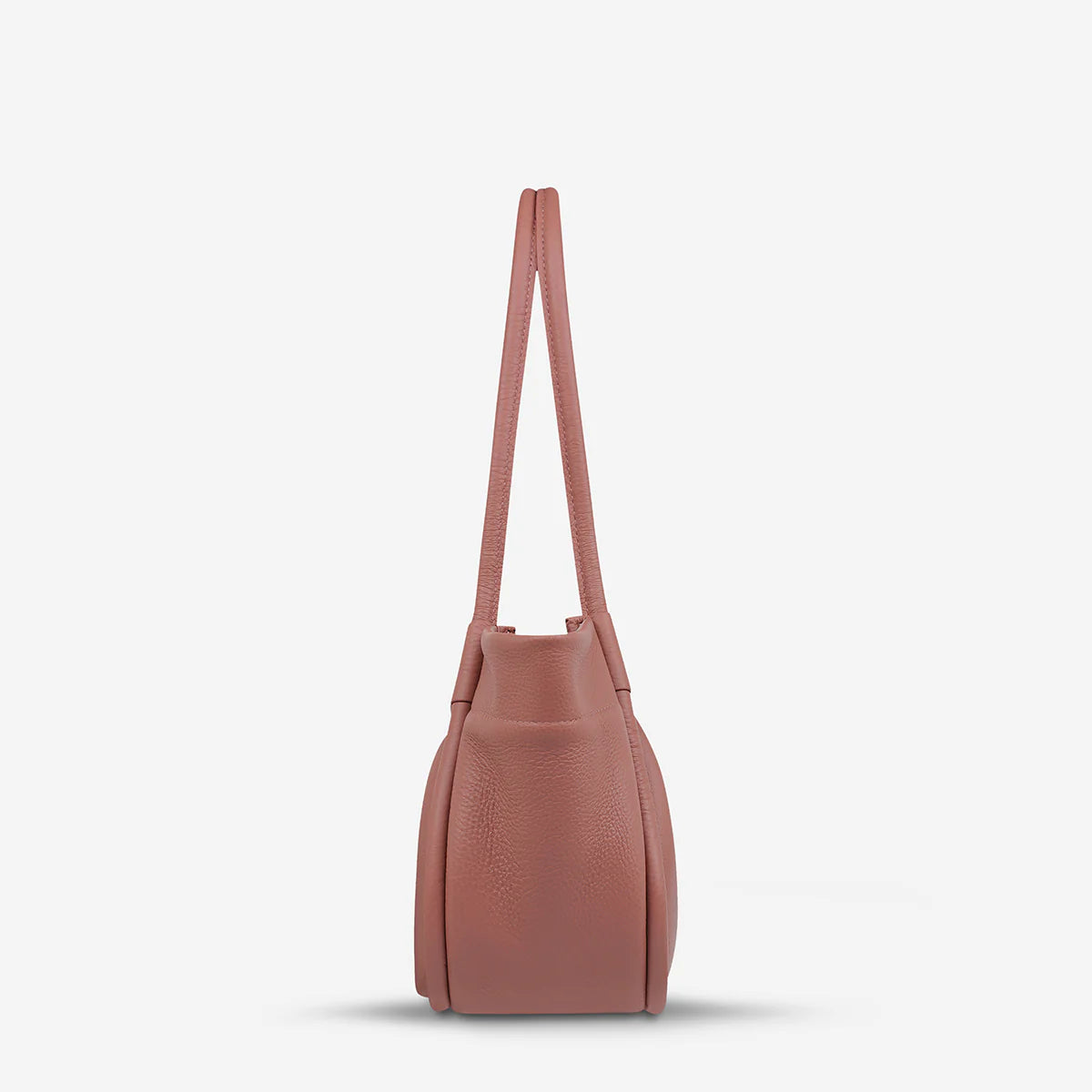 Ordinary Pleasures Leather Bag in Dusty Rose