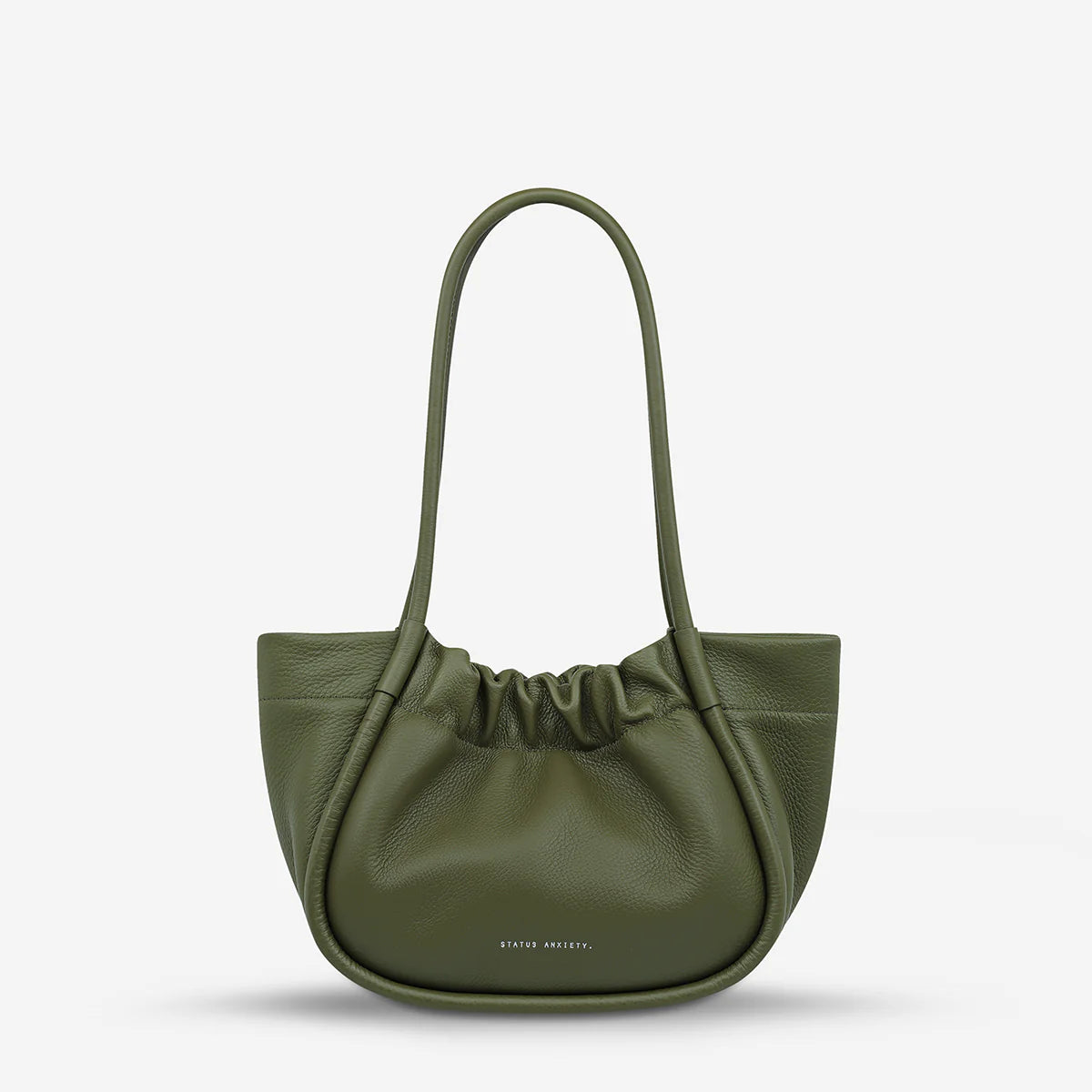 Ordinary Pleasures Leather Bag in Khaki