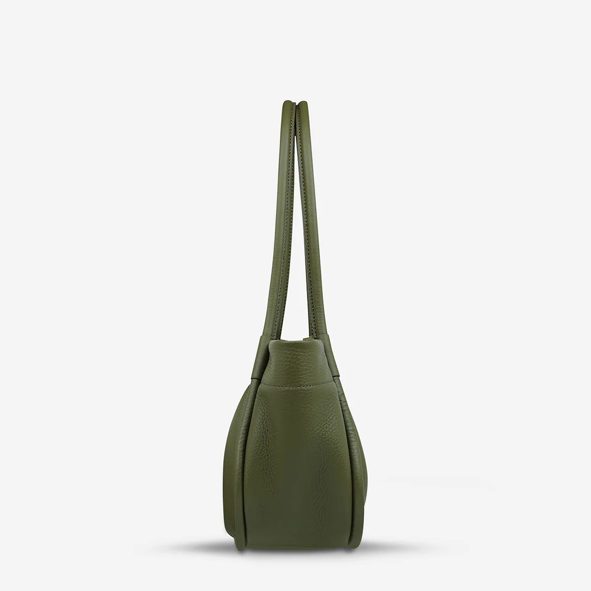 Ordinary Pleasures Leather Bag in Khaki