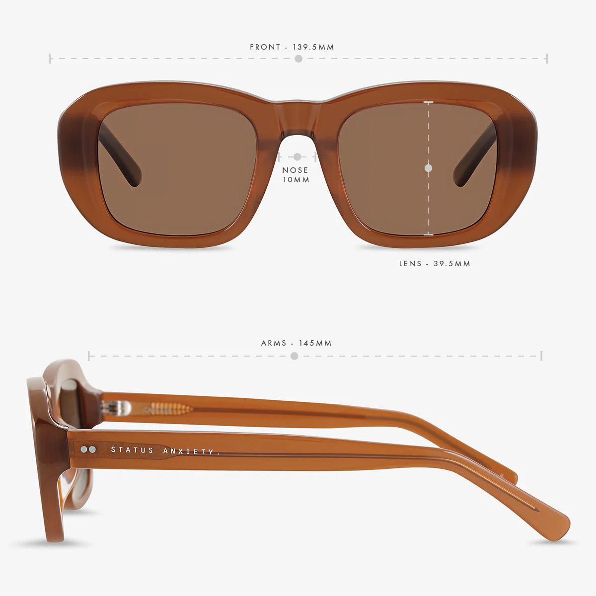 Cascade Sunglasses in Brown