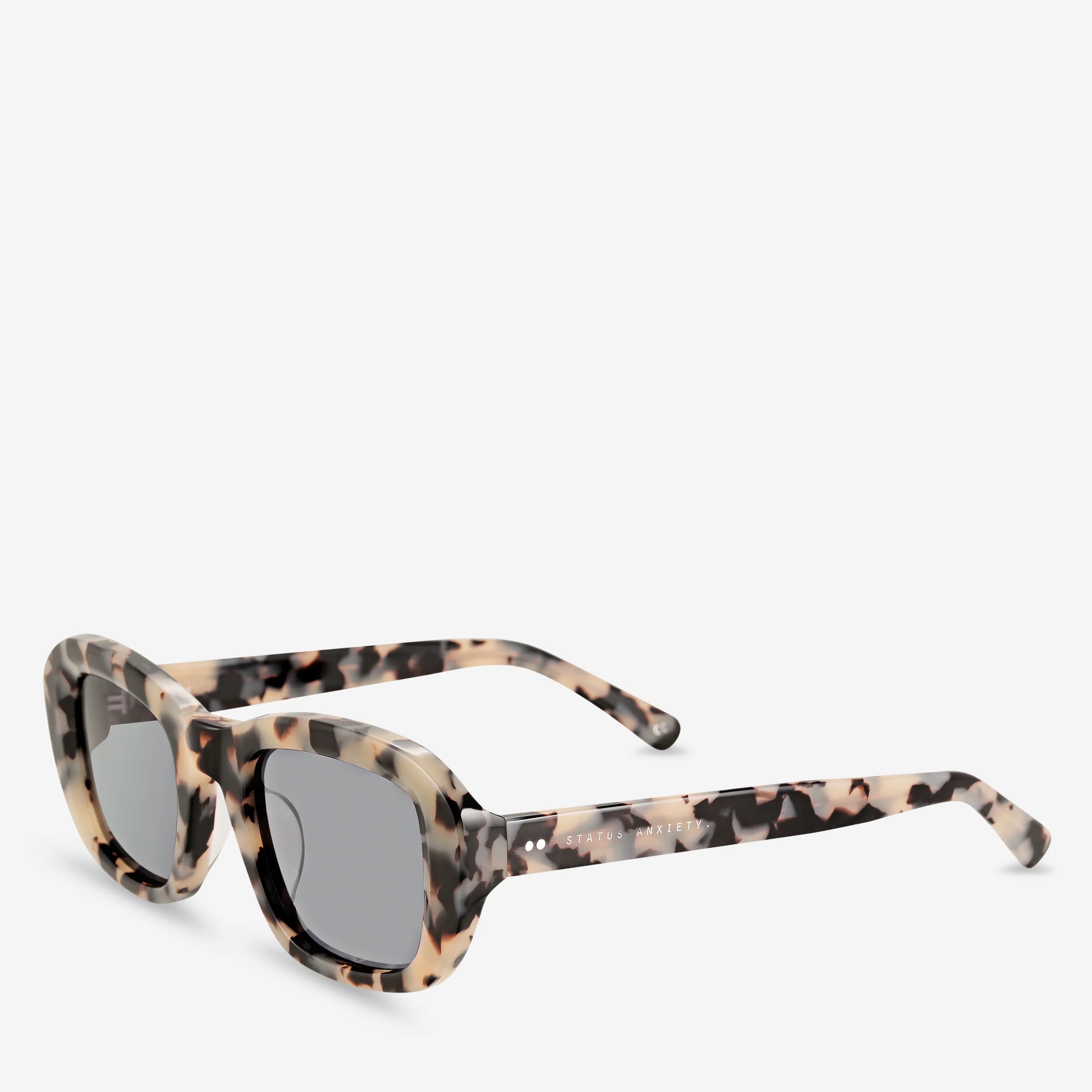 Cascade Sunglasses in White Tort