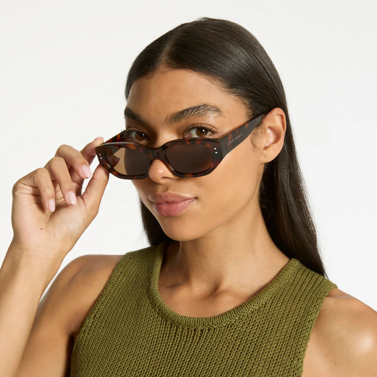 Luna Sunglasses in Brown Tort - Milu James St